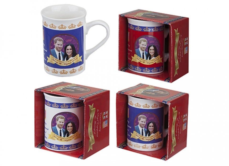 Royal Wedding V Shape Mug May 2018 Prince Harry Meghan Markle
