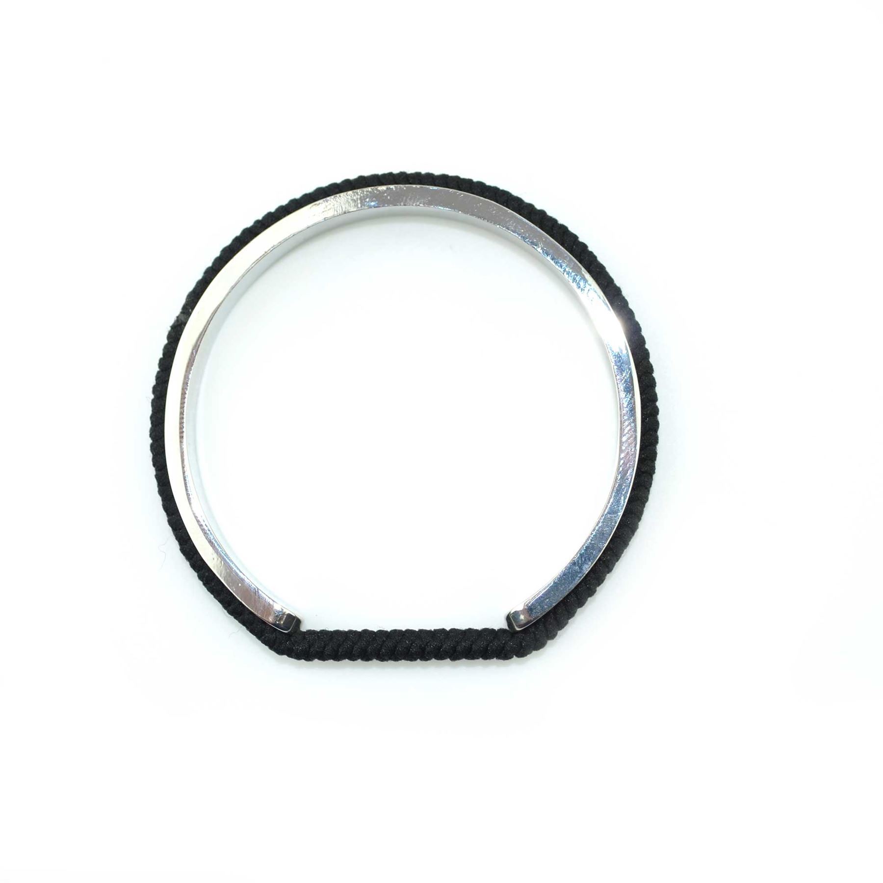 Hair Tie Cuff Bracelet Rubber Bands Bangle Gold Silver Rose Party Bridal Prom - Picture 9 of 111