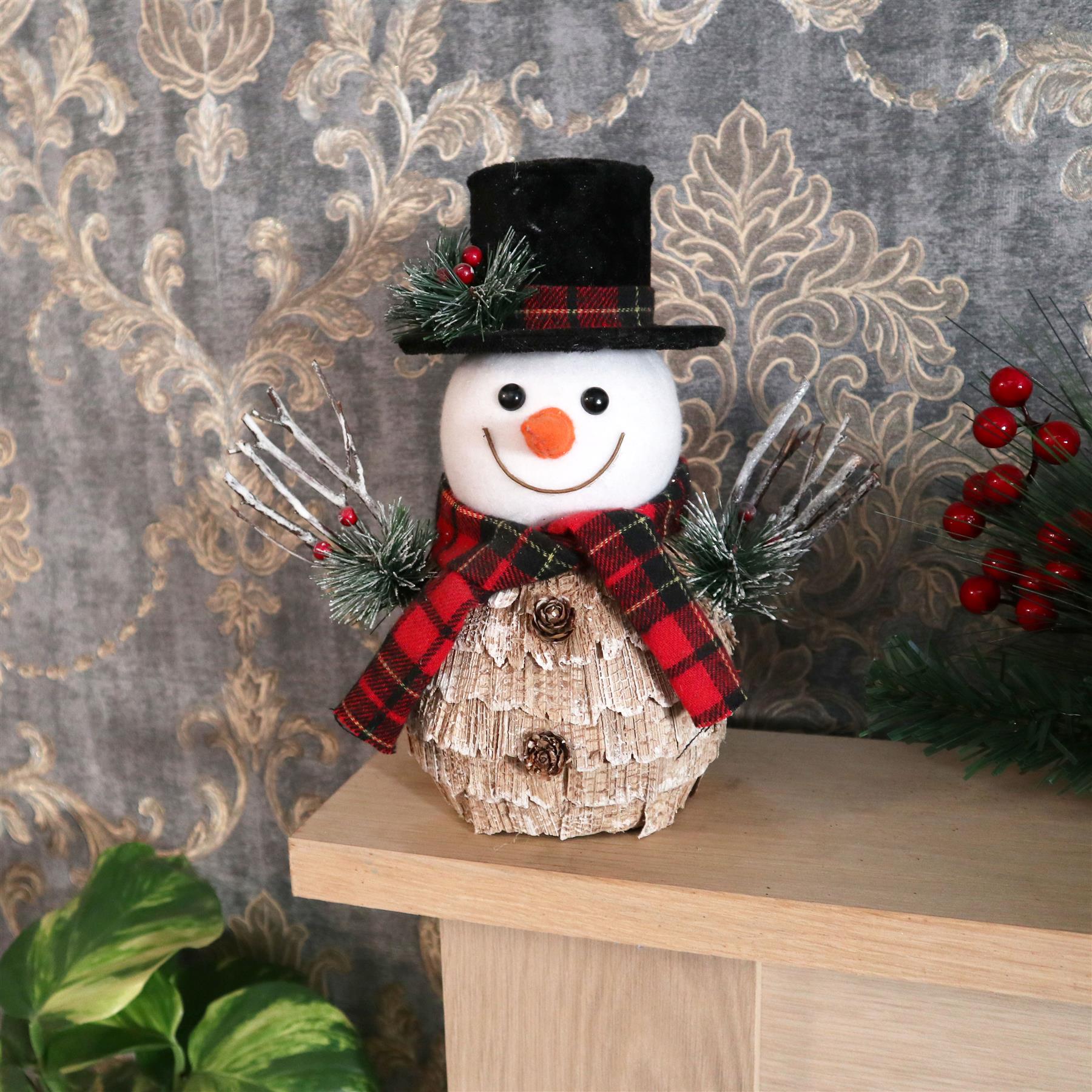 Christmas Figurine Showpieces Xmas Home Office Craft Table Decorations Unique - Picture 27 of 51