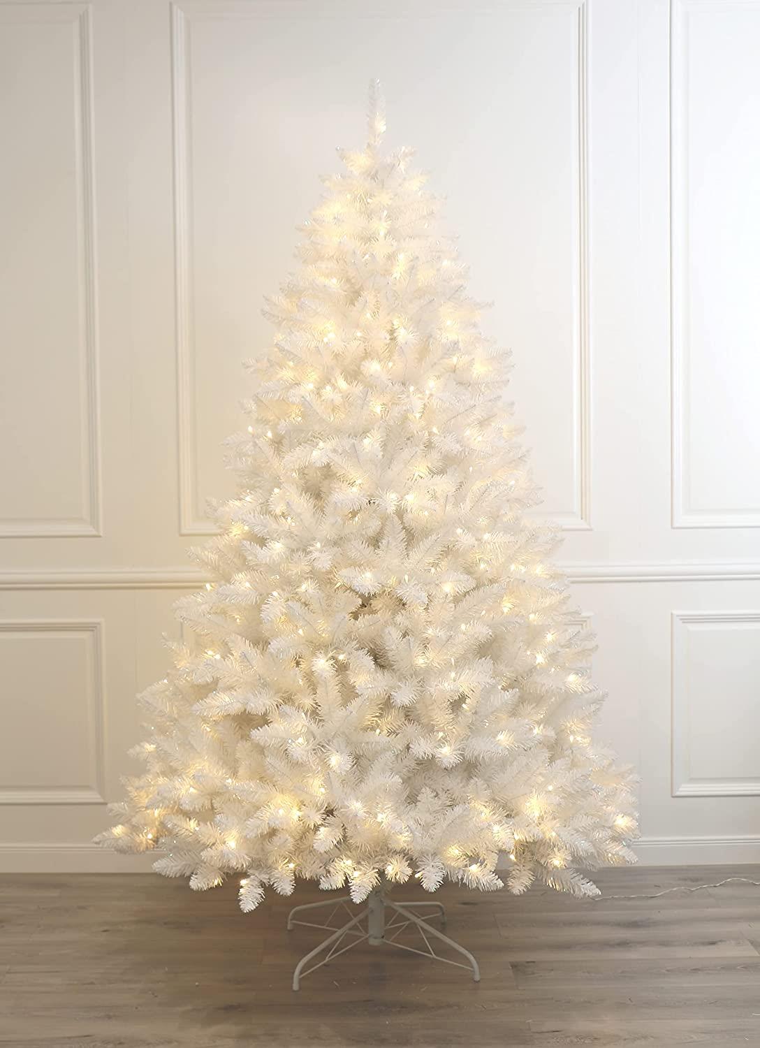Christmas Tree White Xmas Artificial Bushy Pine Outdoor Xmas Home Decor 4Ft-12FT - Picture 39 of 39