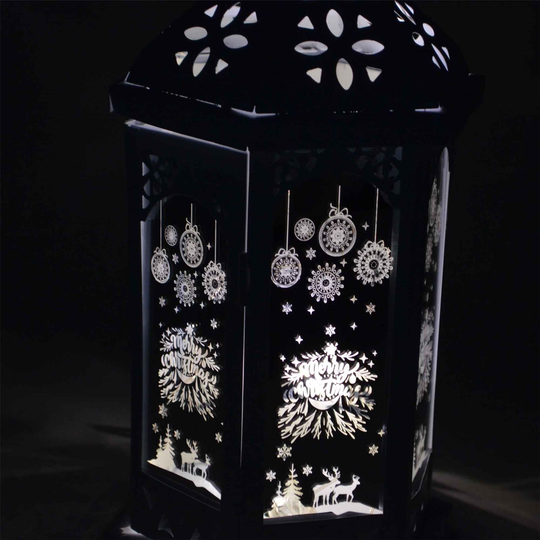 Christmas Decorations Lanterns Lamp LED Xmas Light Up Candles Battery Operated - Picture 38 of 56
