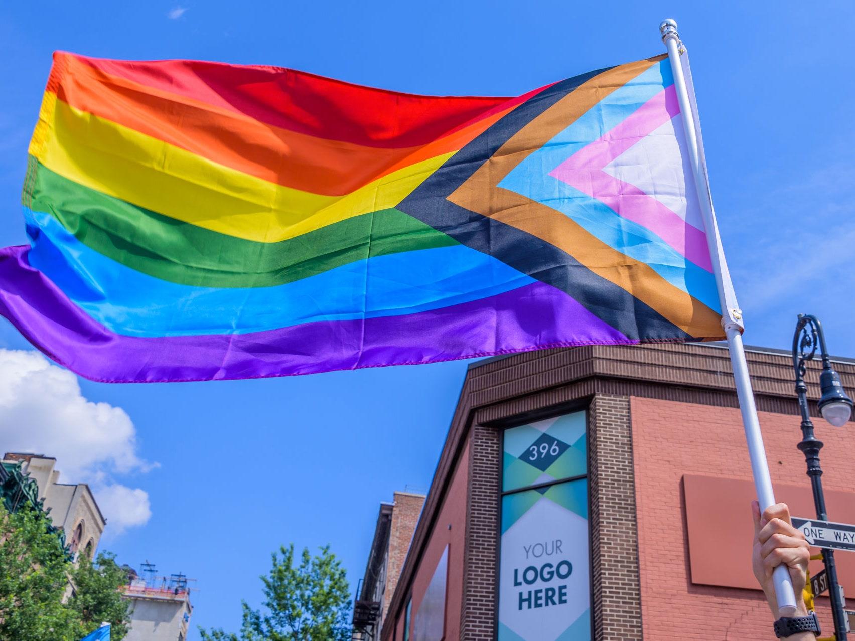 Lgbtq Rainbow Flags Pride Festival Lesbian Gay Parade Carnival Photo Props 5x3ft Ebay