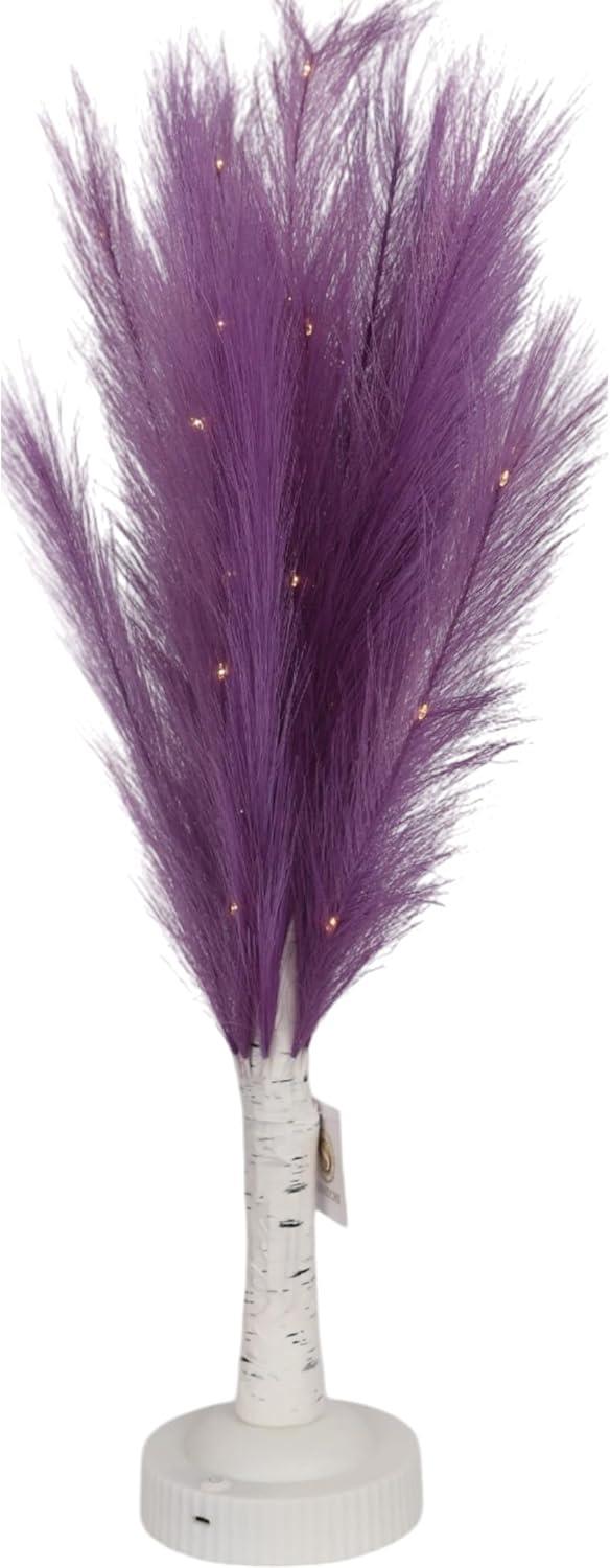 Artificial Pampas Tree Flower Christmas Table Decor Boho Wedding LED Lights B/O - Picture 50 of 73