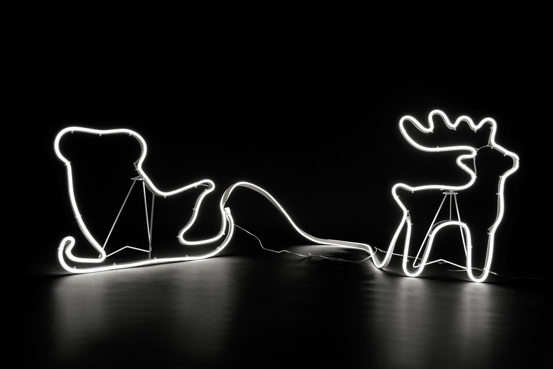 Neon Rope Lights Silhouette Christmas Outdoor Wall Garden Xmas Home Decoration - Picture 16 of 47