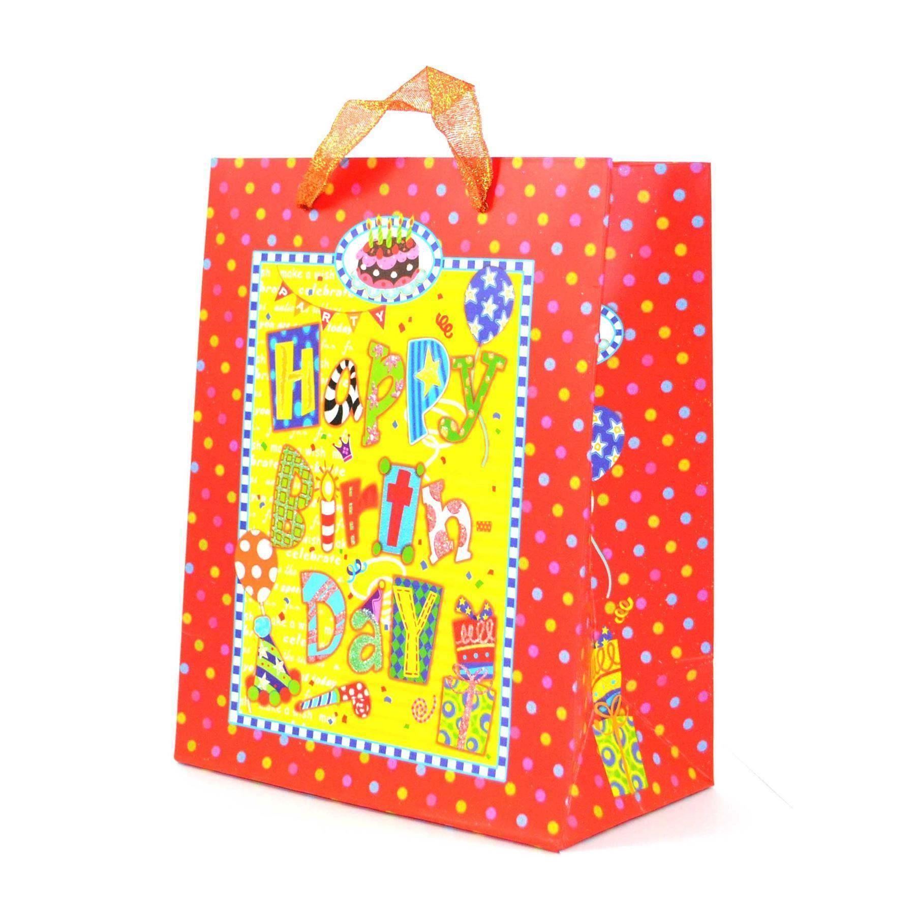 CHRISTMAS GIFT BAGS LUXURY STYLE MULTICOLOR SMALL MEDIUM LARGE ALL