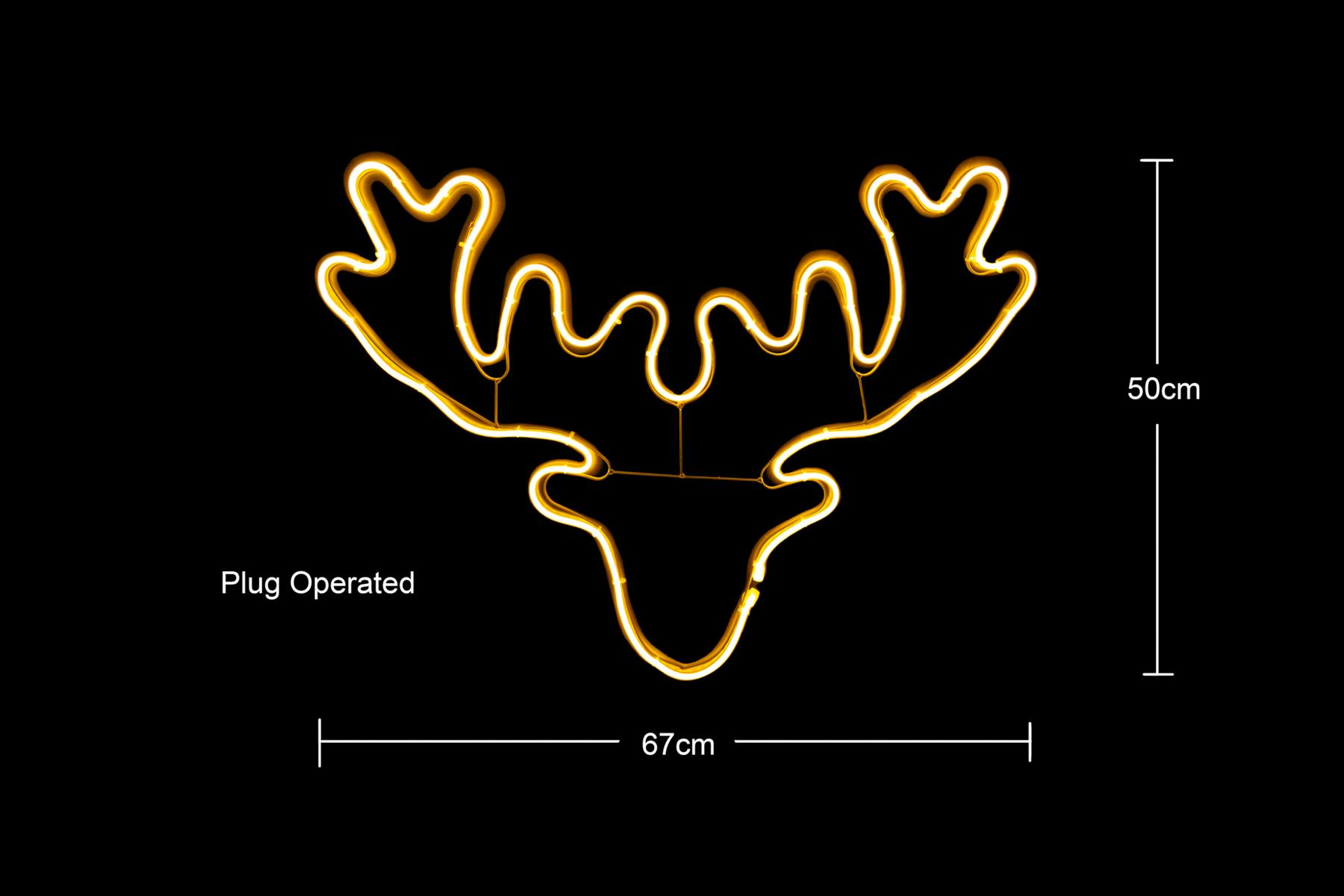 Neon Rope Lights Silhouette Christmas Outdoor Wall Garden Xmas Home Decoration - Picture 30 of 47