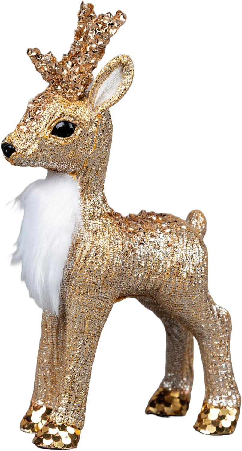 Christmas Tabletop Ornament Figures Centerpiece Xmas Gift Home Window Decoration - Picture 34 of 60