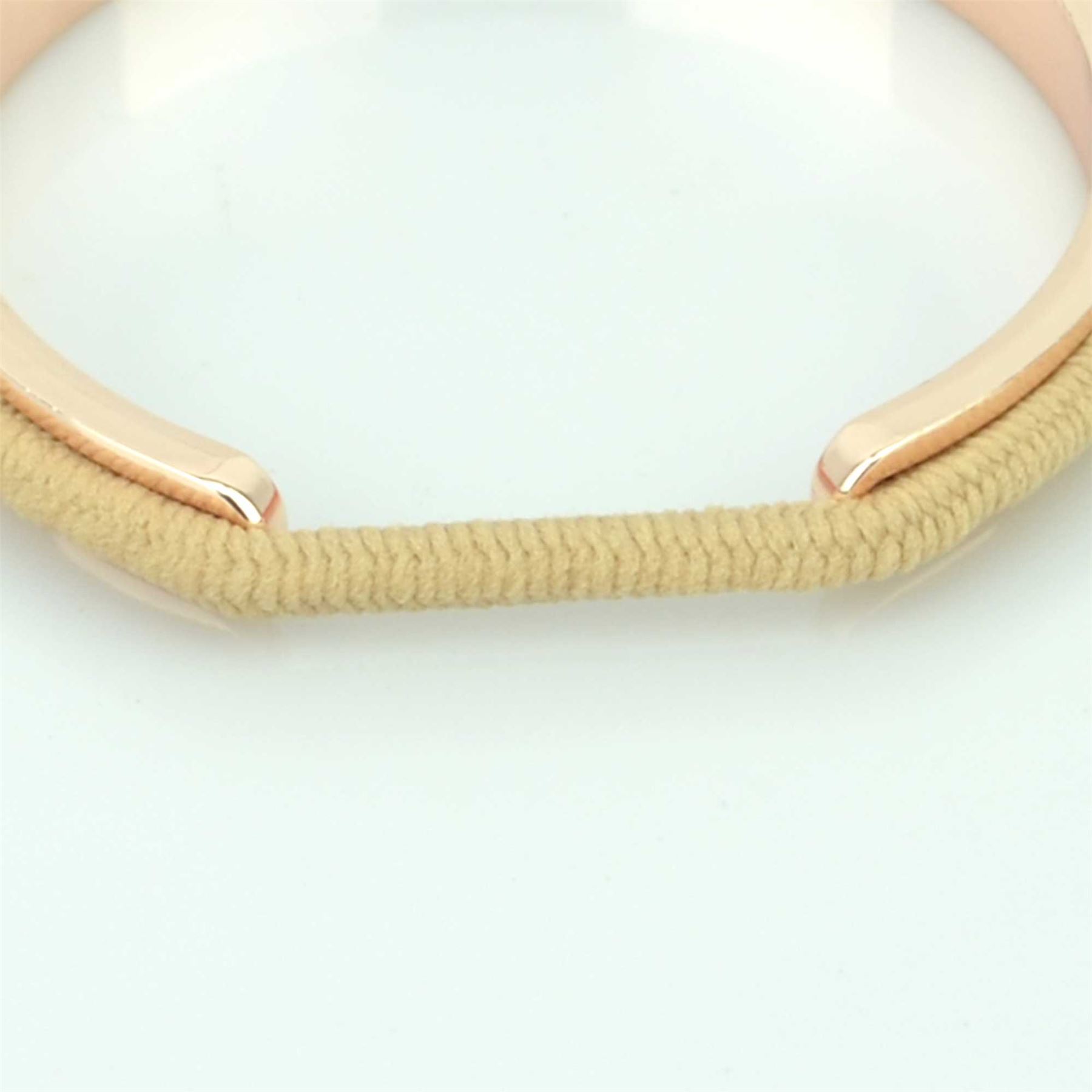Hair Tie Cuff Bracelet Rubber Bands Bangle Gold Silver Rose Party Bridal Prom - Picture 36 of 111