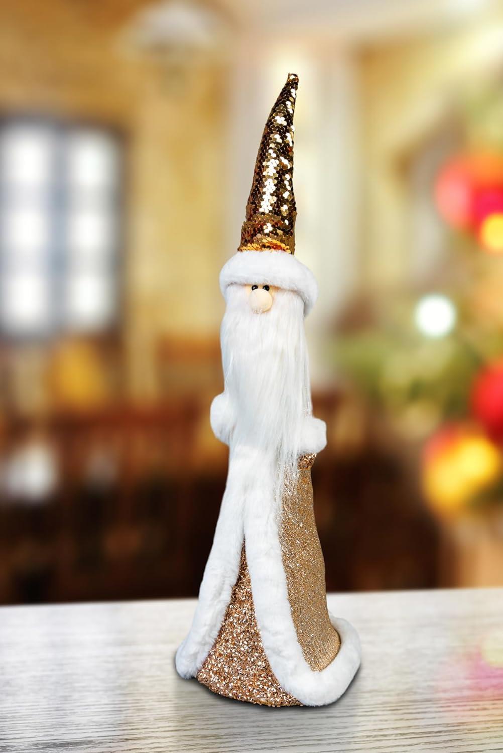 Christmas Tabletop Ornament Figures Centerpiece Xmas Gift Home Window Decoration - Picture 49 of 60