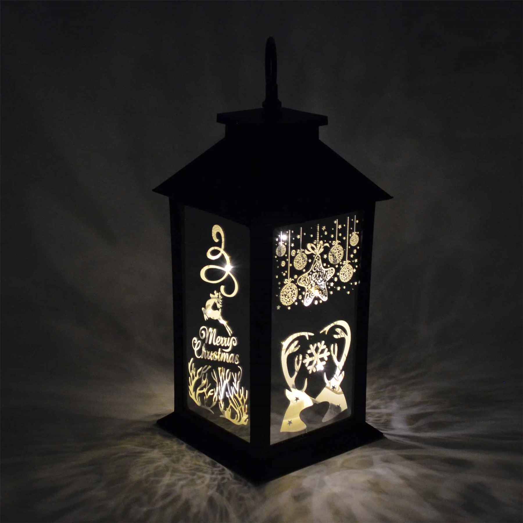 Christmas Decorations Lanterns Lamp LED Xmas Light Up Candles Battery Operated - Picture 32 of 56