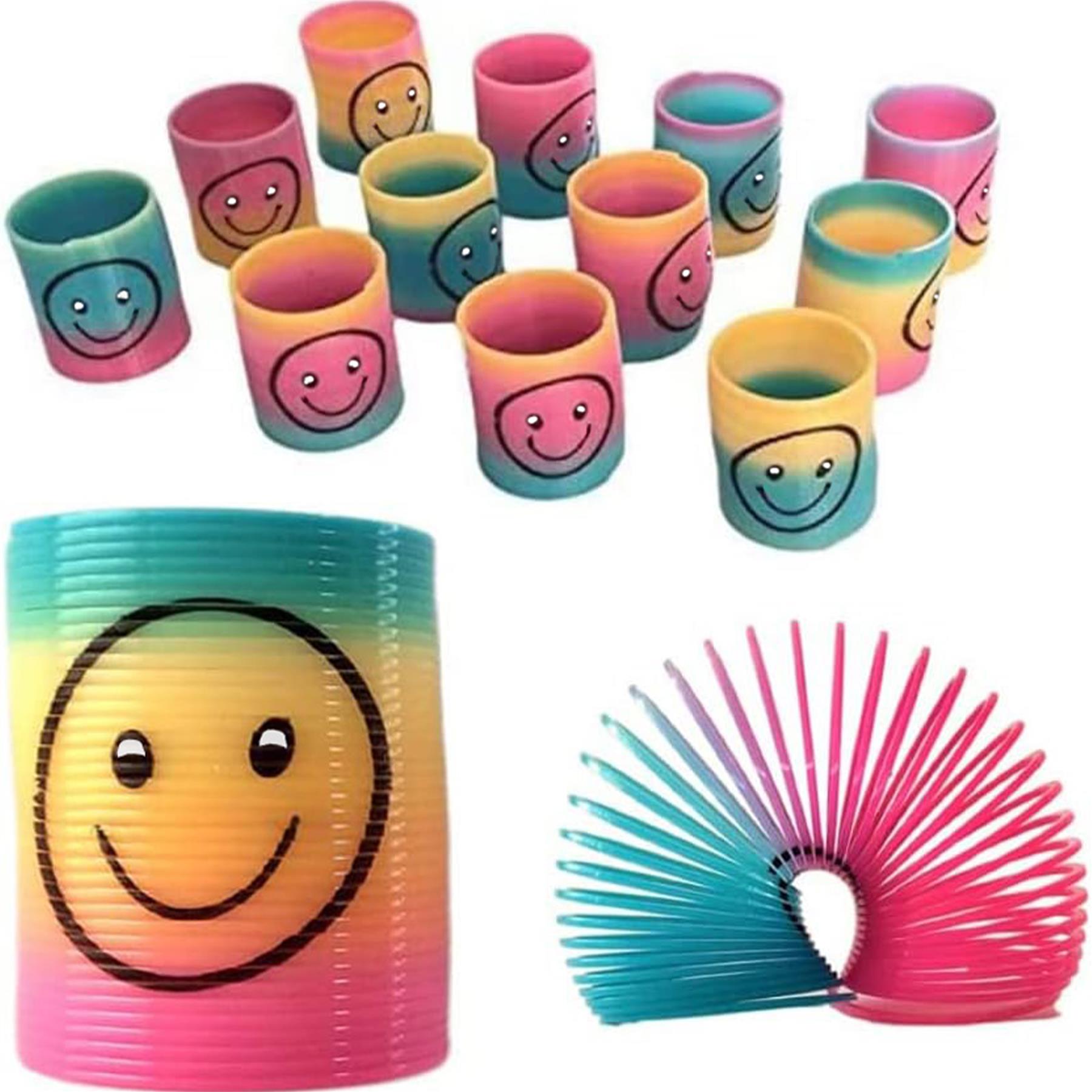 SMILE SPRINGS Kids Birthday Party Bag Fillers Goody CHILDRENS Loot Slinky Toys - Picture 46 of 72