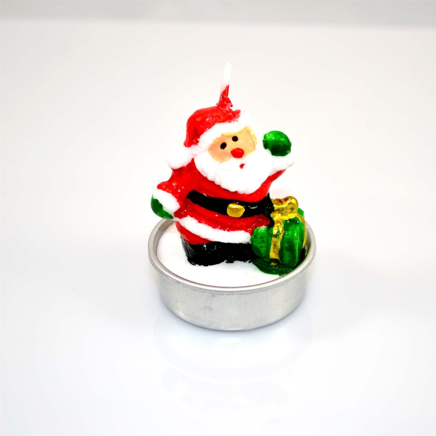 4 Novelty Christmas Decorations Candles Xmas Party Home Decor