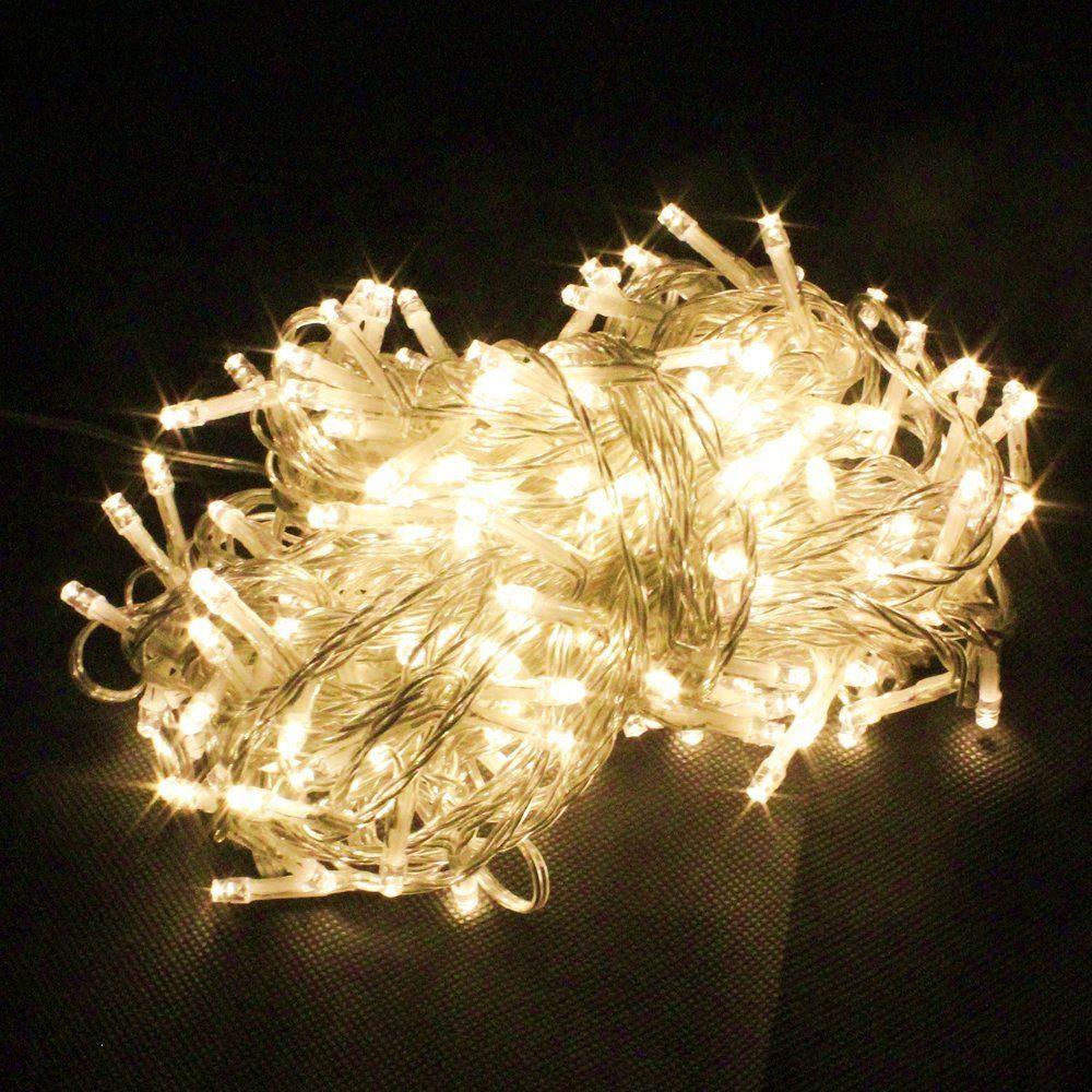 500 LEDs Mains Plug Operated Fairy String Lights Indoor/Outdoor Timer Xmas Decor eBay