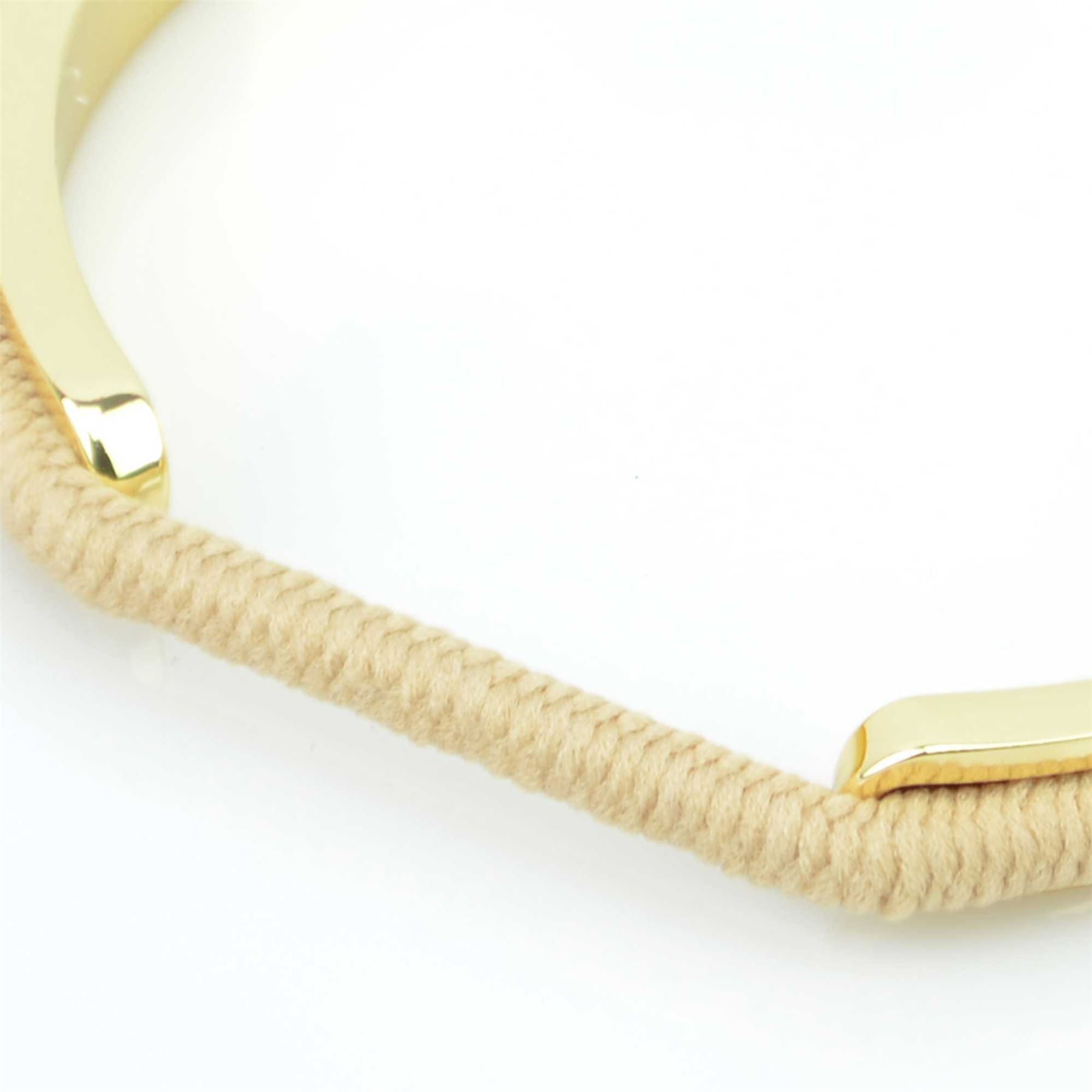 Hair Tie Cuff Bracelet Rubber Bands Bangle Gold Silver Rose Party Bridal Prom - Picture 32 of 111