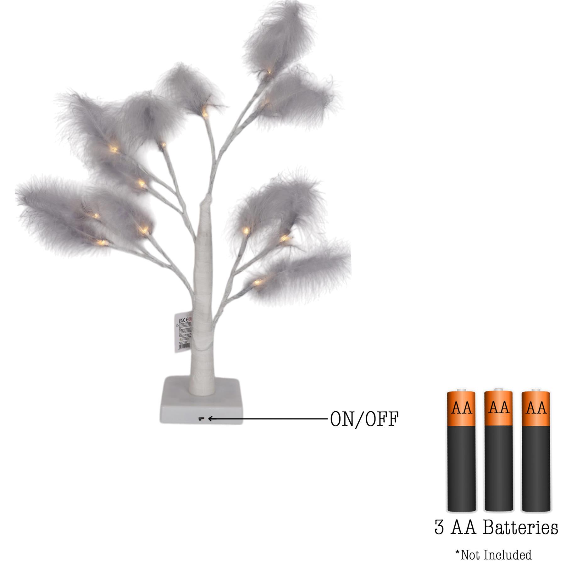 Artificial Pampas Tree Flower Christmas Table Decor Boho Wedding LED Lights B/O - Picture 8 of 73