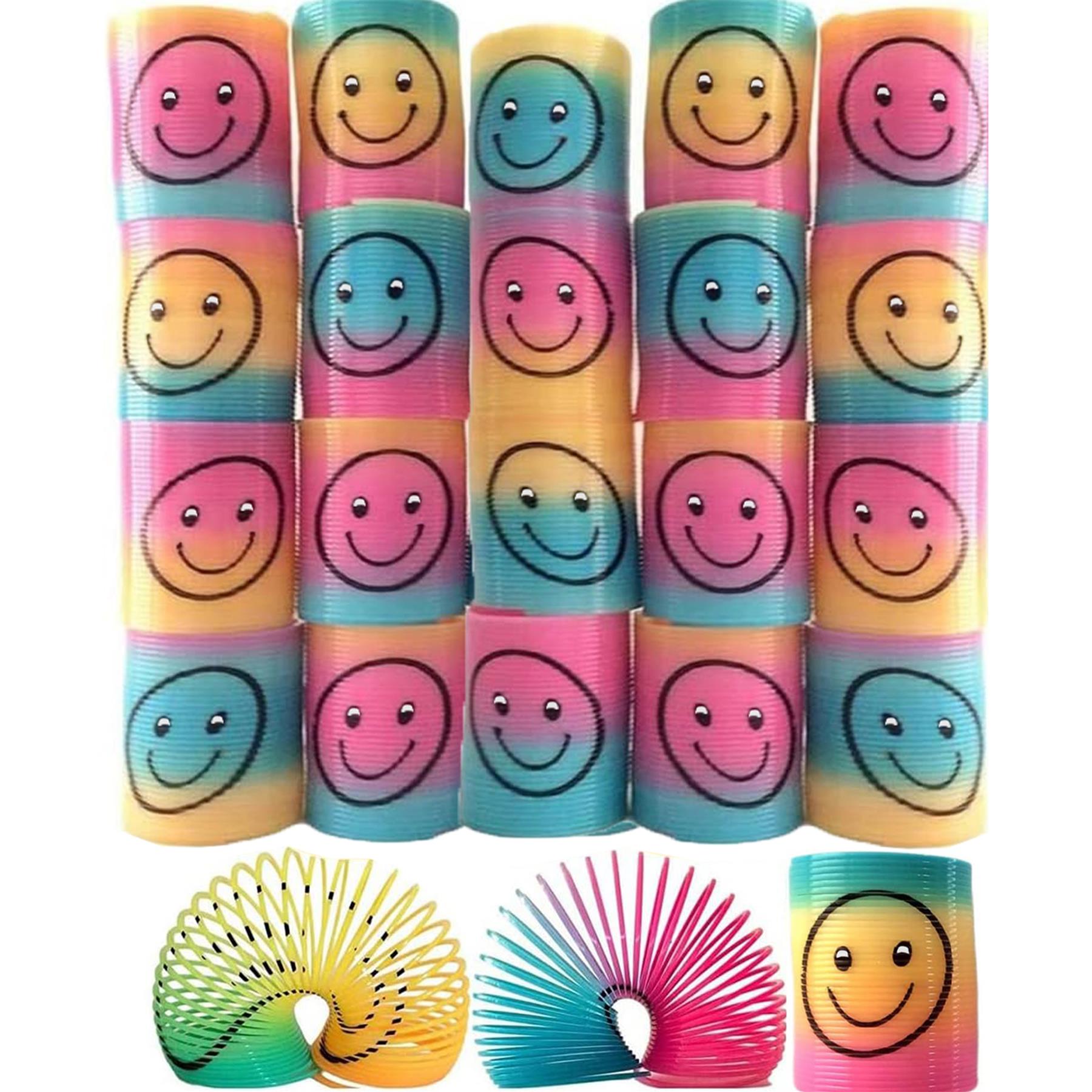 SMILE SPRINGS Kids Birthday Party Bag Fillers Goody CHILDRENS Loot Slinky Toys - Picture 14 of 72