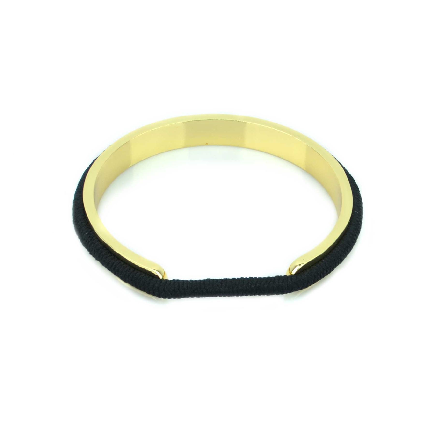 Hair Tie Cuff Bracelet Rubber Bands Bangle Gold Silver Rose Party Bridal Prom - Picture 14 of 111