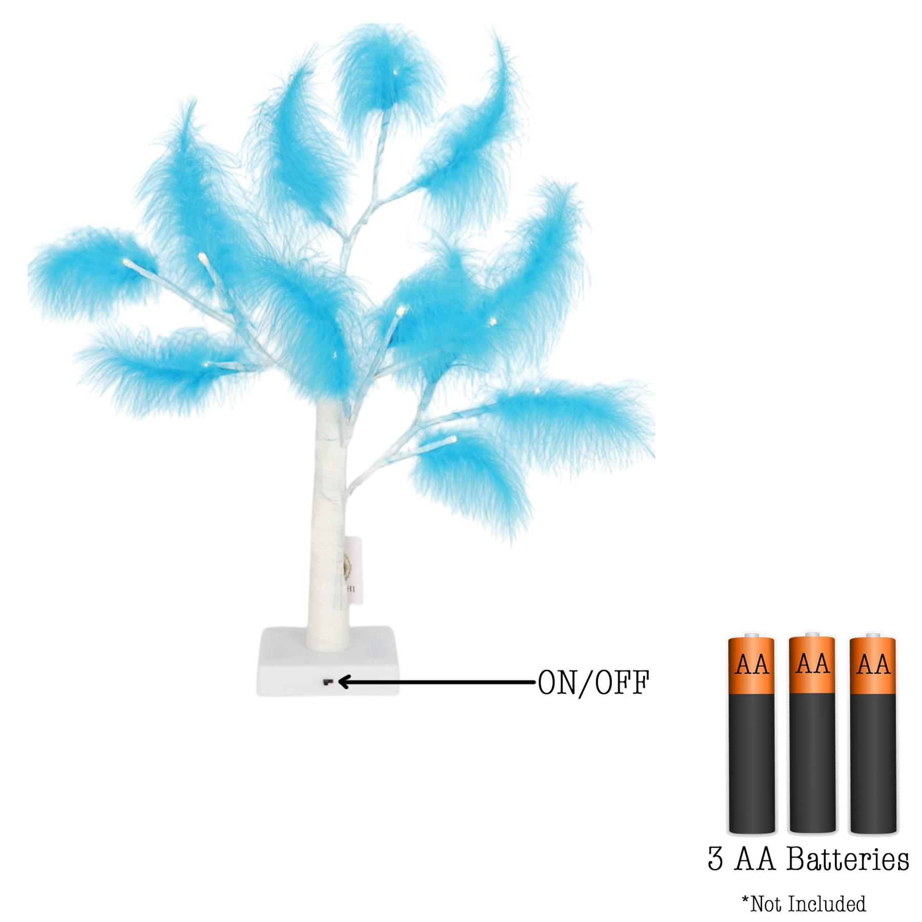 Artificial Pampas Tree Flower Christmas Table Decor Boho Wedding LED Lights B/O - Picture 20 of 73