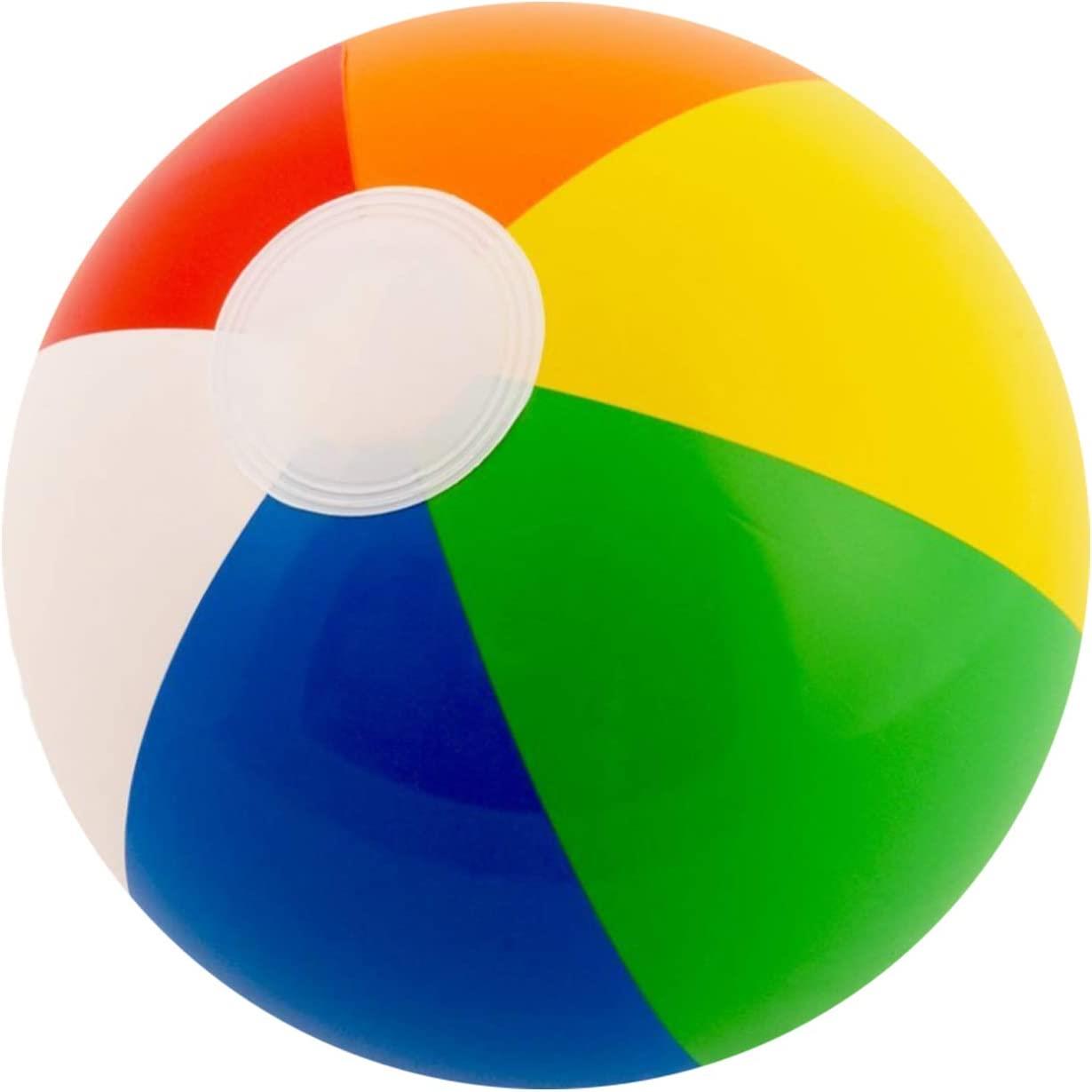 Inflatable Panel Blowup 16/20/24 Inch Beach Ball Holiday Swimming Pool Fun Party - Picture 8 of 23