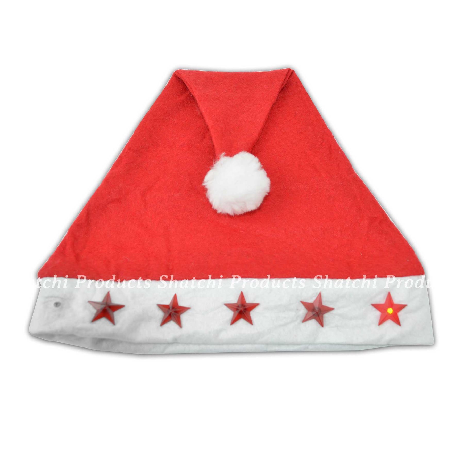 Cappello di Natale Novità Festa Illumina Babbo Natale Abito Fantastico Lotto Forniture Festa - Foto 11 di 15