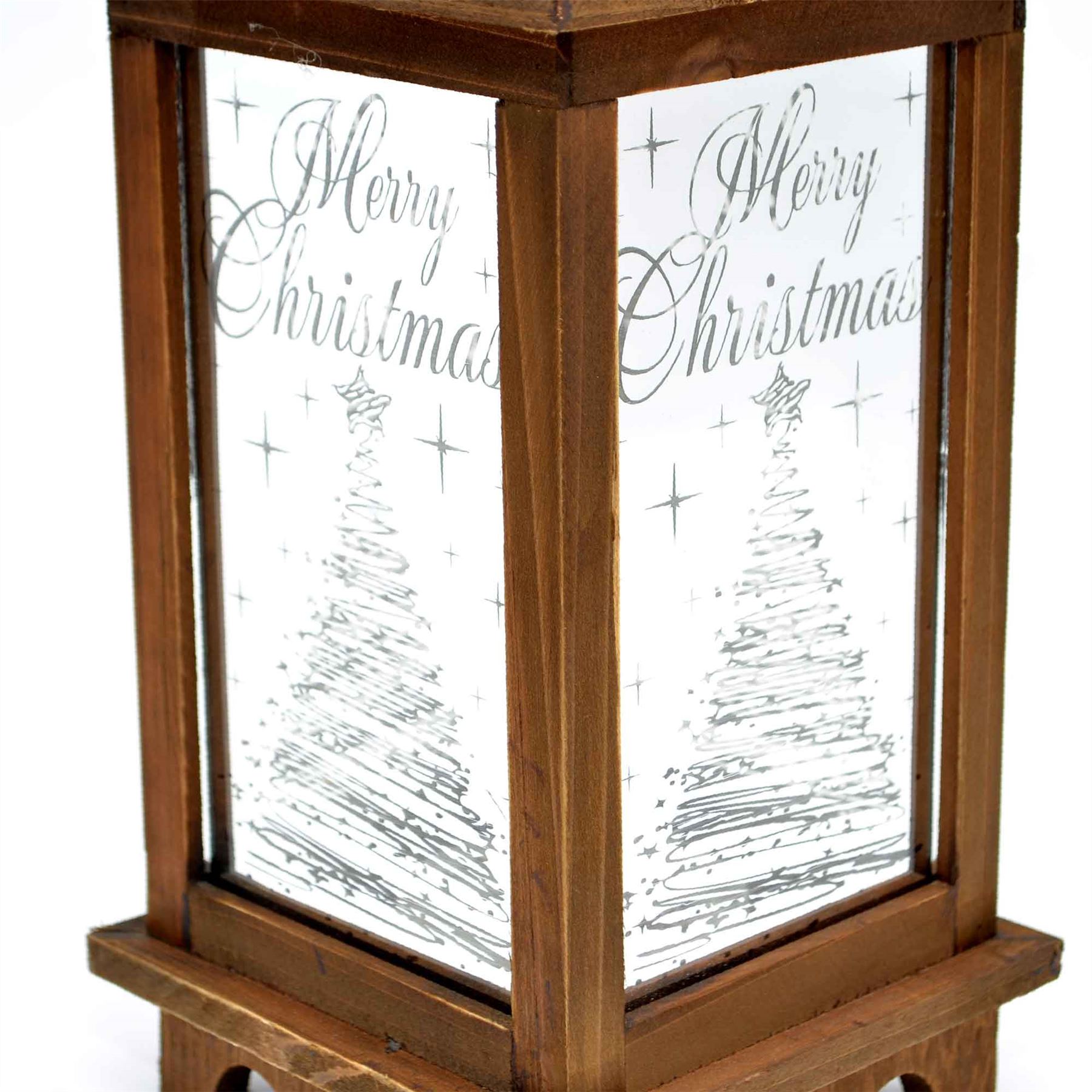 Christmas Decorations Lanterns Lamp LED Xmas Light Up Candles Battery Operated - Picture 17 of 56