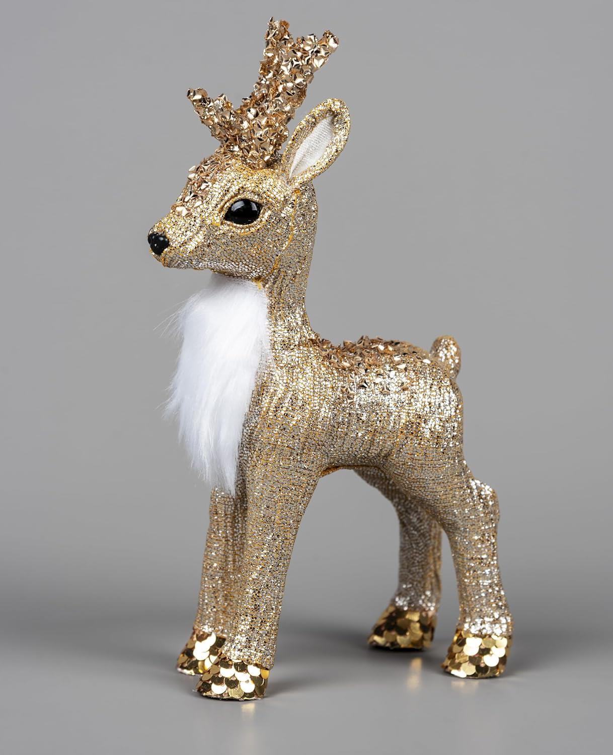 Christmas Tabletop Ornament Figures Centerpiece Xmas Gift Home Window Decoration - Picture 35 of 60