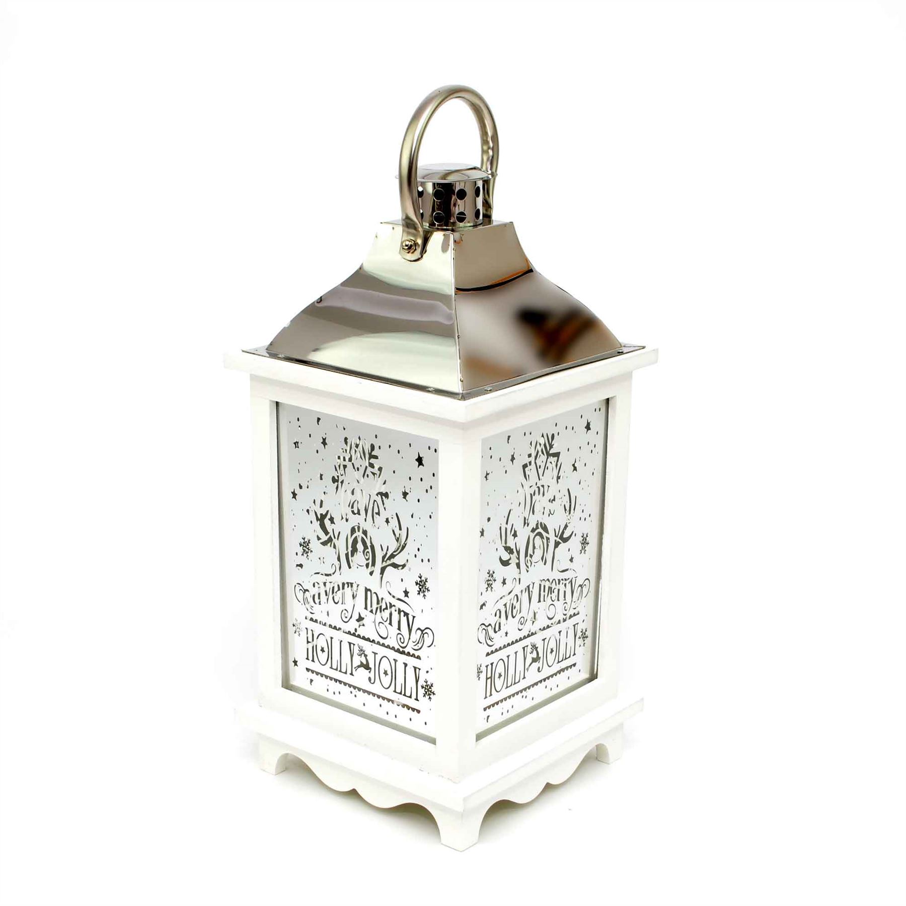 Christmas Decorations Lanterns Lamp LED Xmas Light Up Candles Battery Operated - Picture 50 of 56