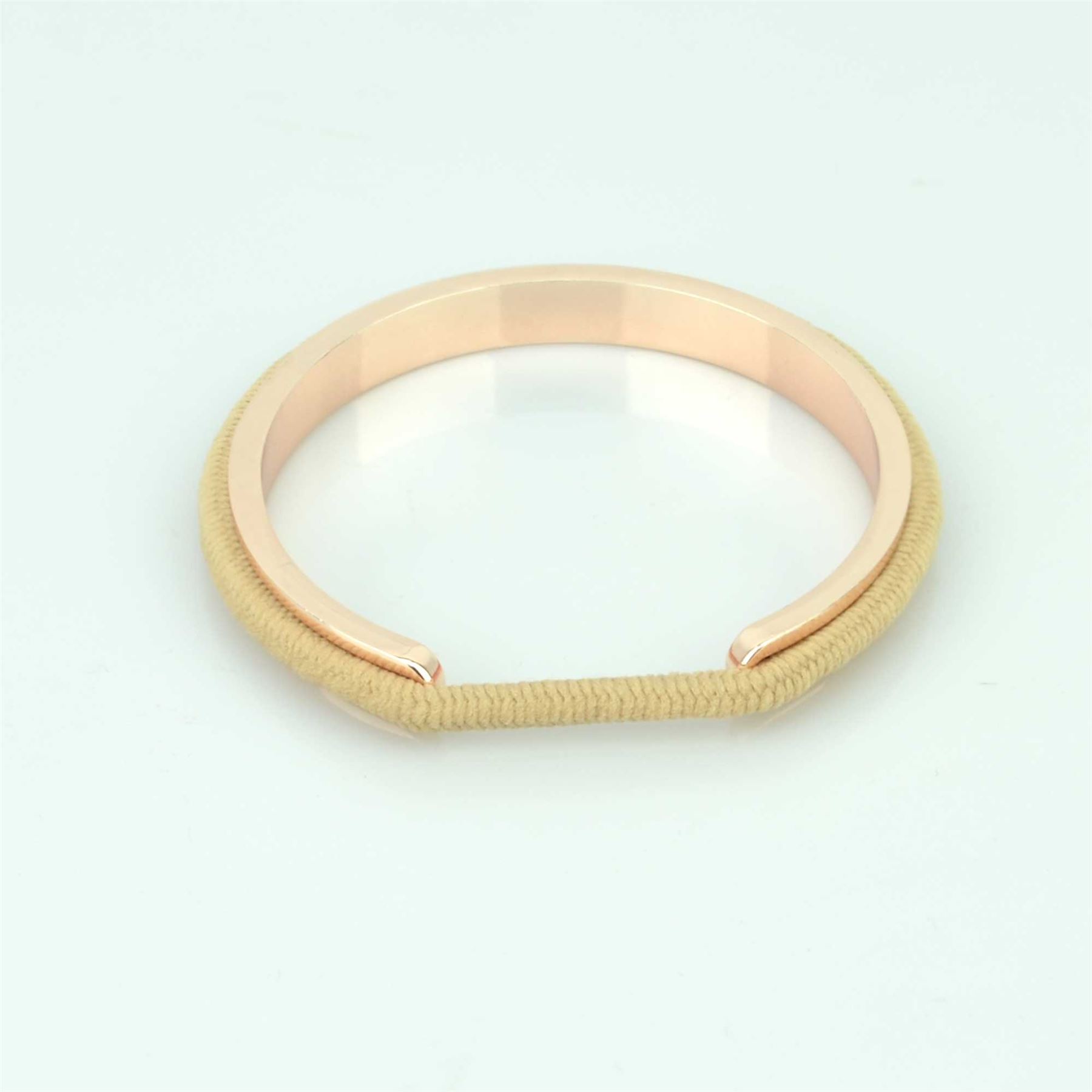 Hair Tie Cuff Bracelet Rubber Bands Bangle Gold Silver Rose Party Bridal Prom - Picture 34 of 111