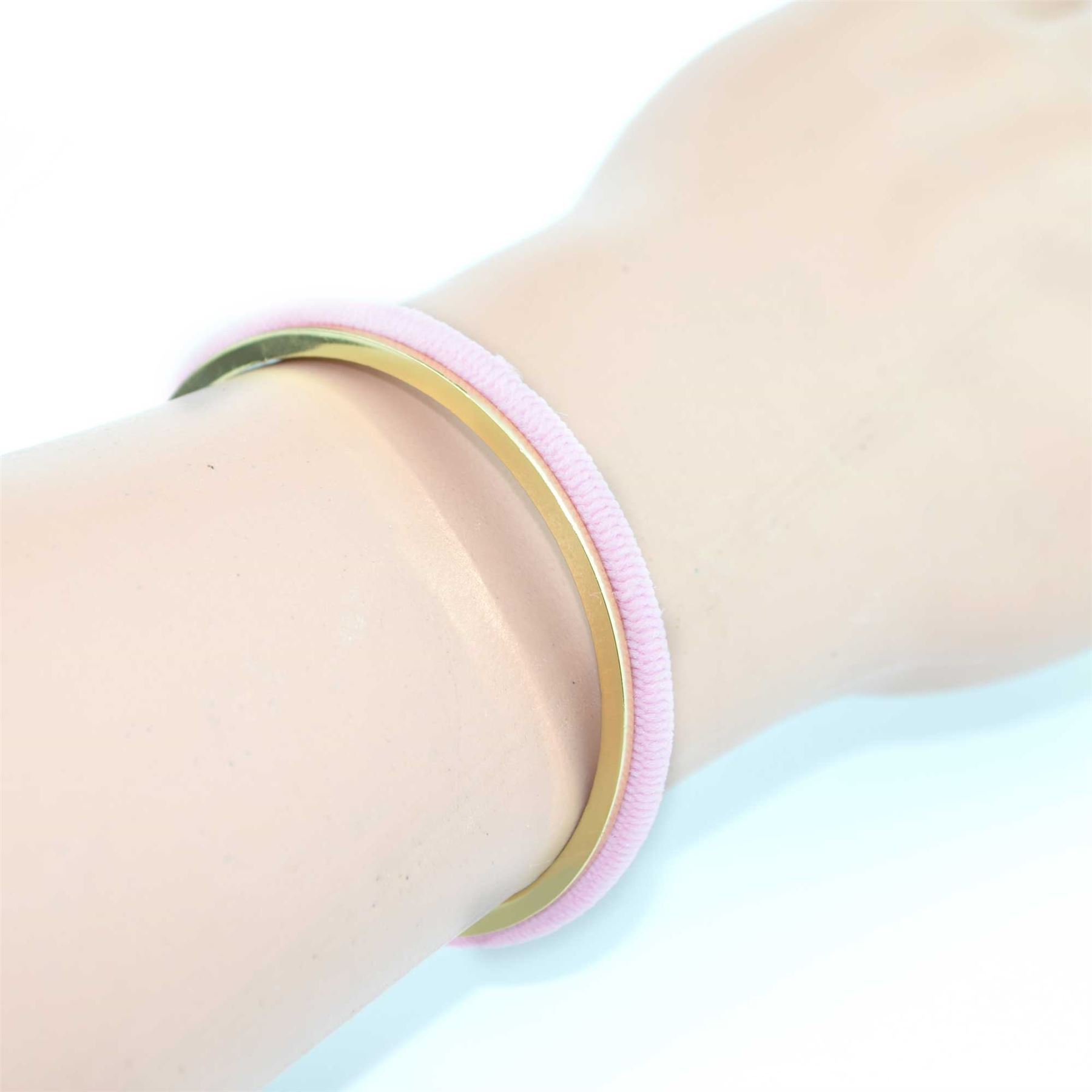 Hair Tie Cuff Bracelet Rubber Bands Bangle Gold Silver Rose Party Bridal Prom - Picture 72 of 111