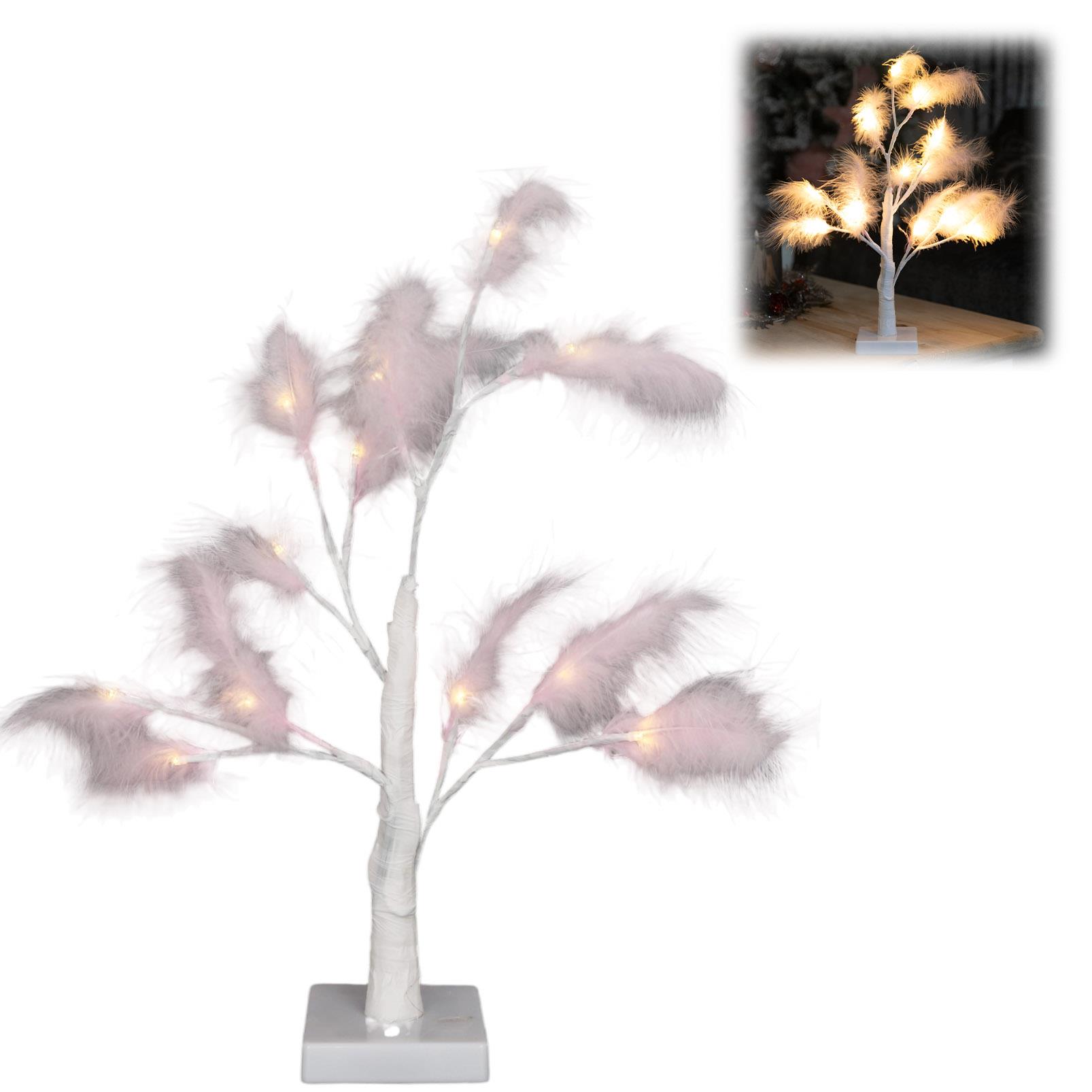 Artificial Pampas Tree Flower Christmas Table Decor Boho Wedding LED Lights B/O - Picture 33 of 73