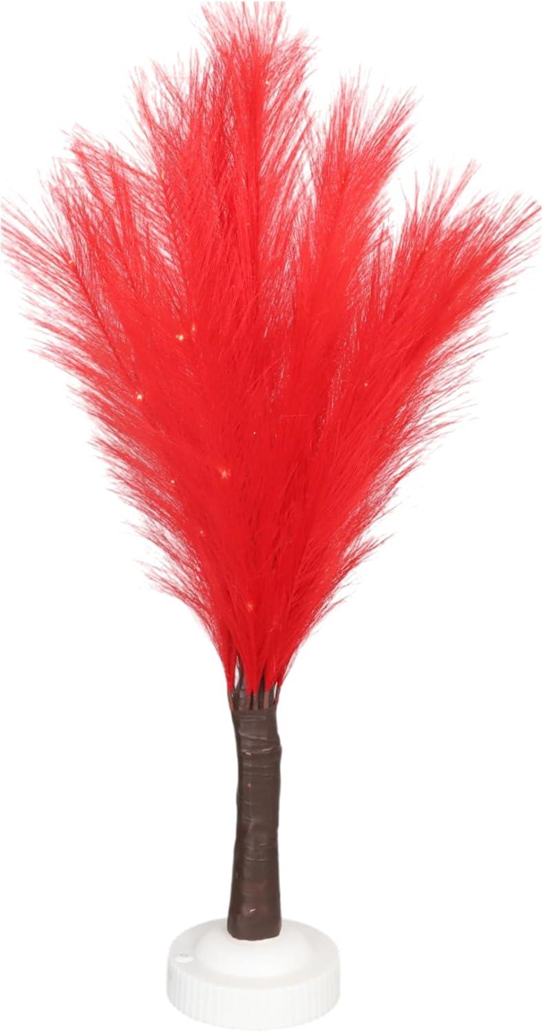 Artificial Pampas Tree Flower Christmas Table Decor Boho Wedding LED Lights B/O - Picture 52 of 73