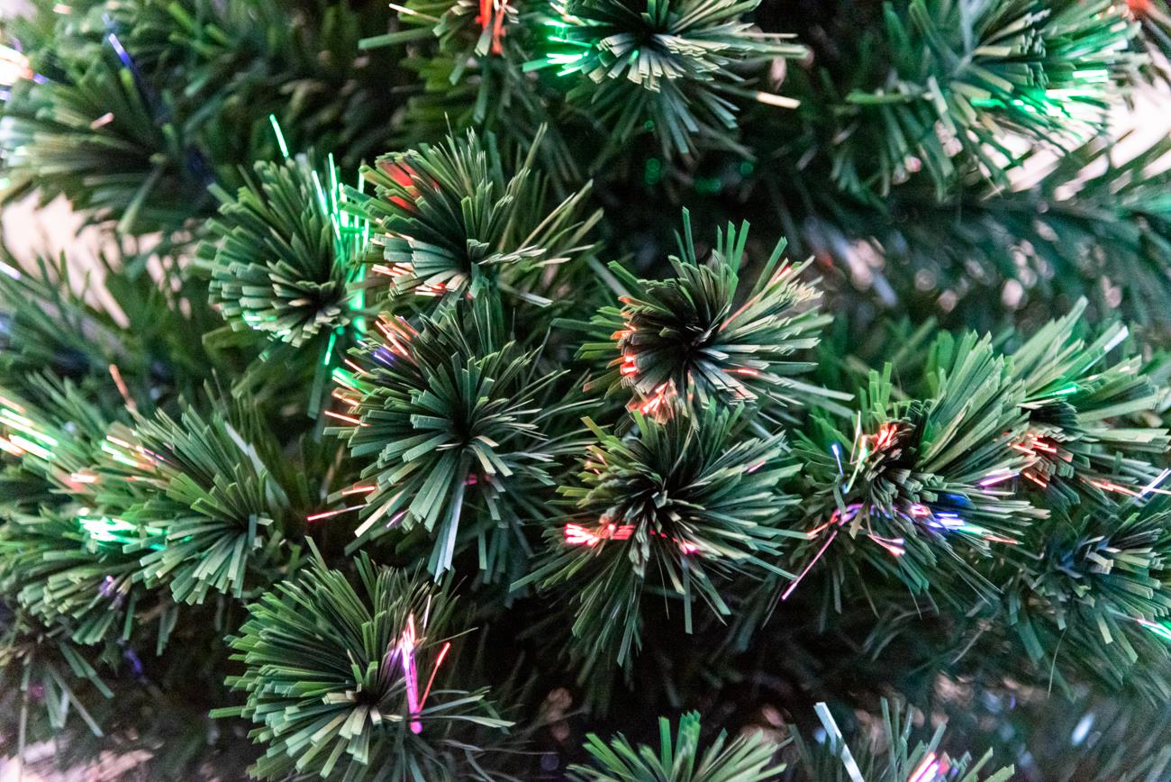 Christmas Tree Pre-Lit Green Fiber Optic LED Light Xmas Home Festive Decor 2-7FT - Picture 8 of 65