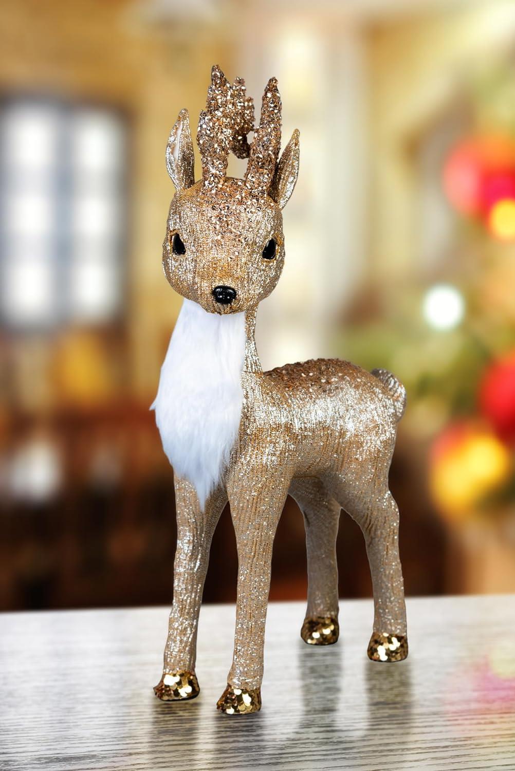 Christmas Tabletop Ornament Figures Centerpiece Xmas Gift Home Window Decoration - Picture 38 of 60