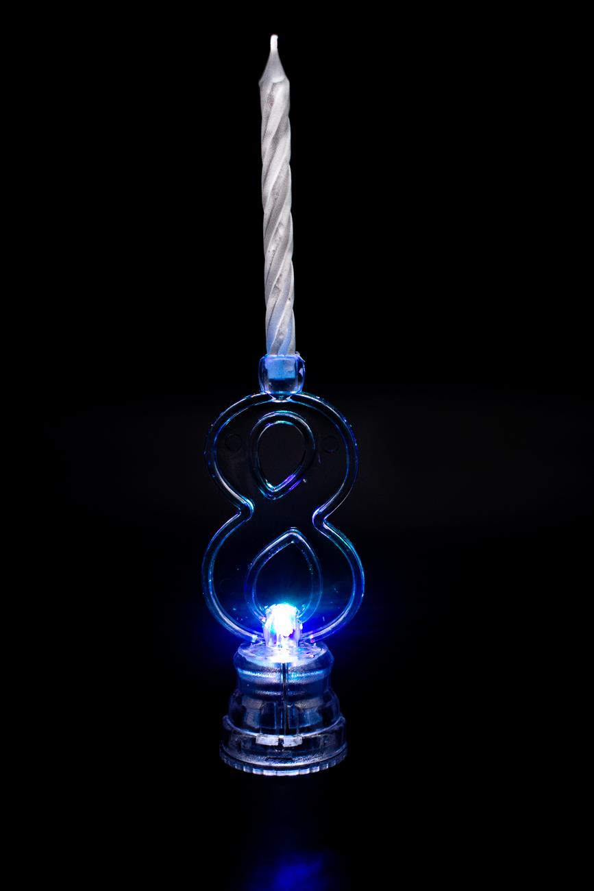 Number 0-9 LED Flashing Candle Holders Birthday Anniversary All Age Cake Toppers - Picture 36 of 41