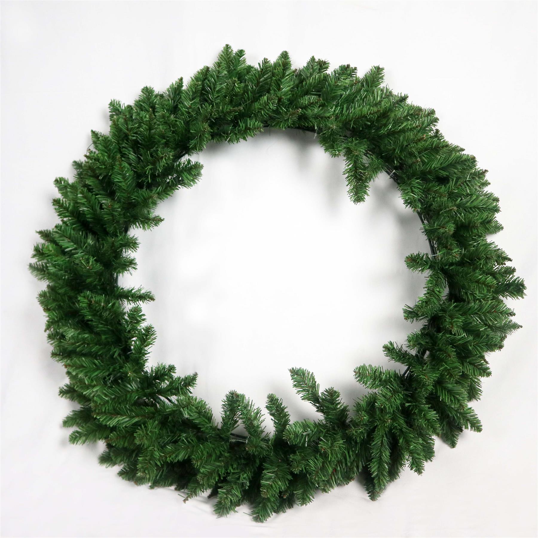 Pre Lit Christmas Wreaths Snow Flocked LED Hanging Wall Door Xmas Home Decor - Picture 18 of 31