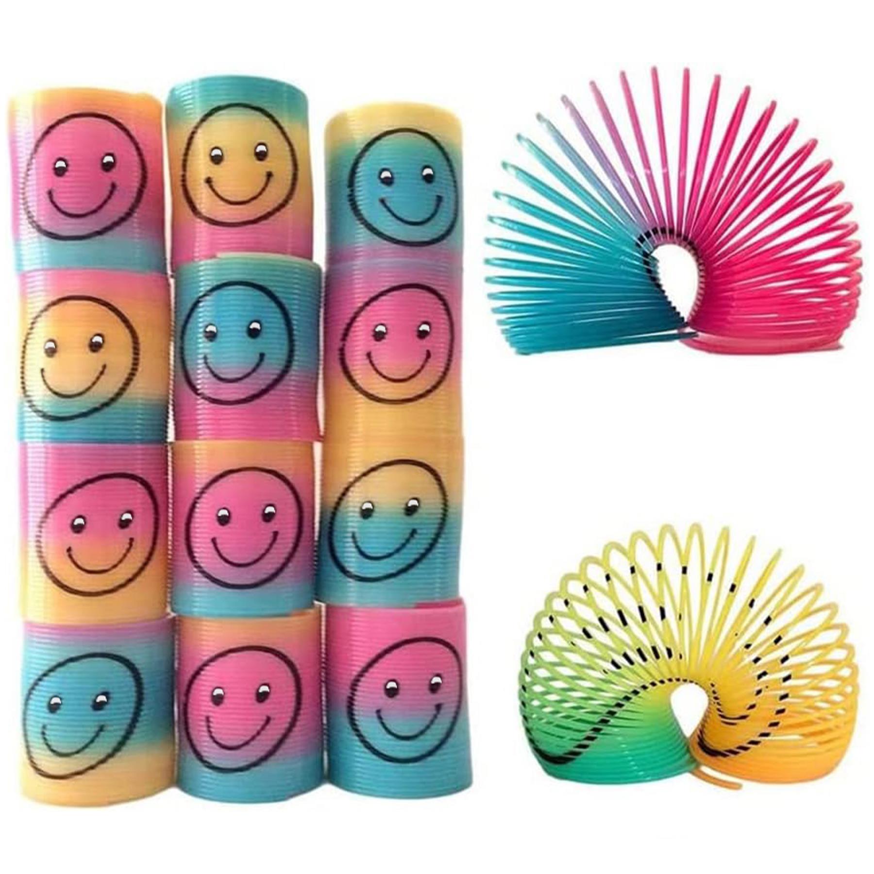 SMILE SPRINGS Kids Birthday Party Bag Fillers Goody CHILDRENS Loot Slinky Toys - Picture 26 of 72