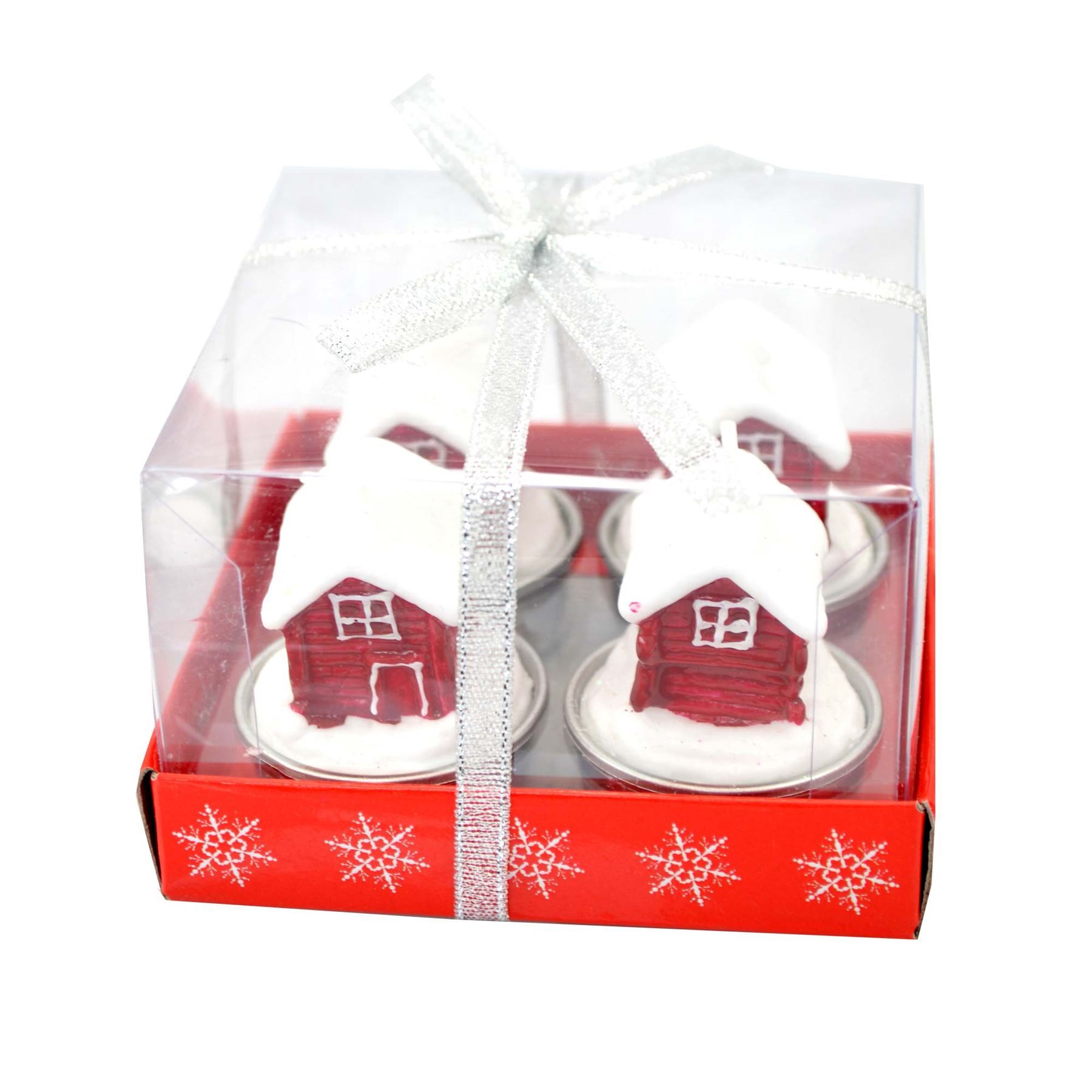 4 Novelty Christmas Decorations Candles Xmas Party Home Decor