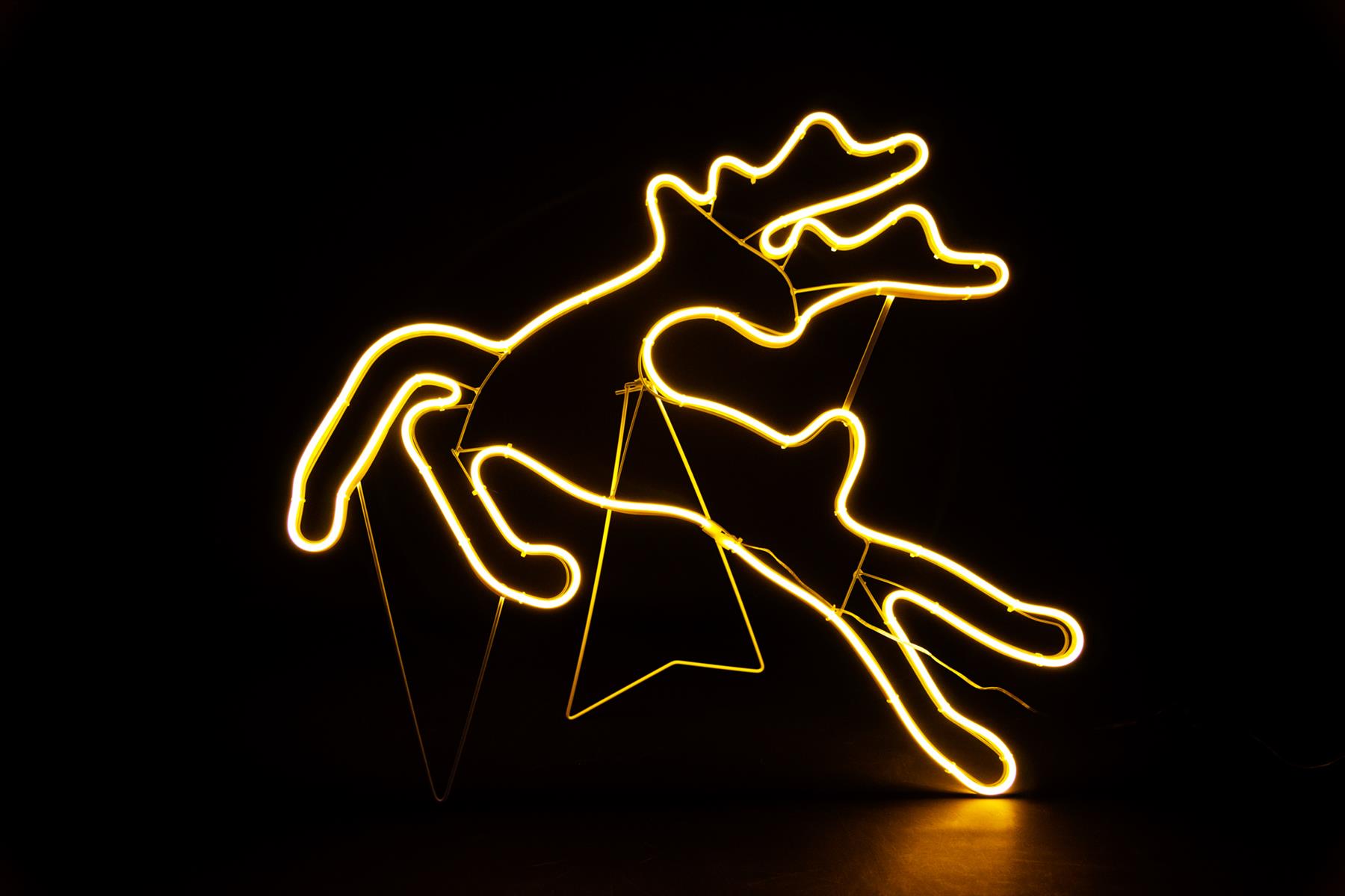 Neon Rope Lights Silhouette Christmas Outdoor Wall Garden Xmas Home Decoration - Picture 8 of 47