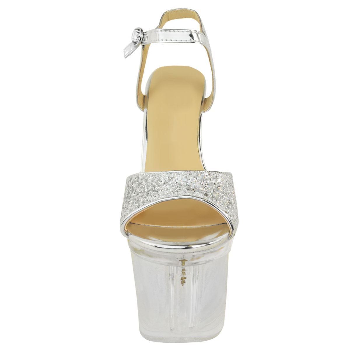 clear high heels stripper