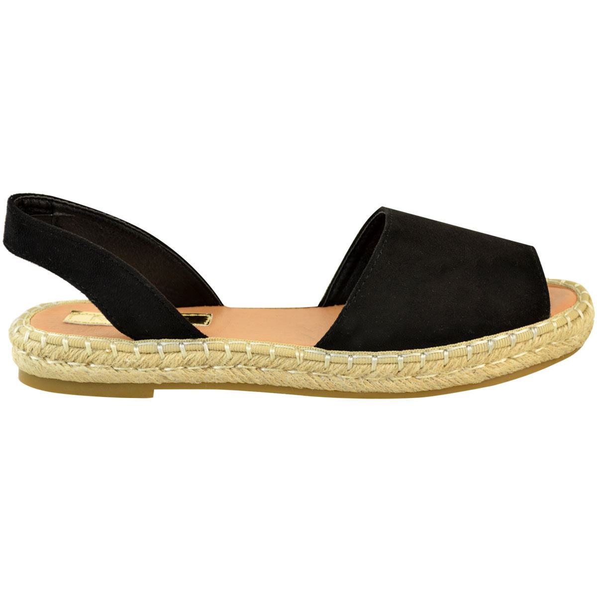 Womens Ladies Flat Sandals Ankle Strap Menorcan Comfy Boho Shoes Summer Size | eBay