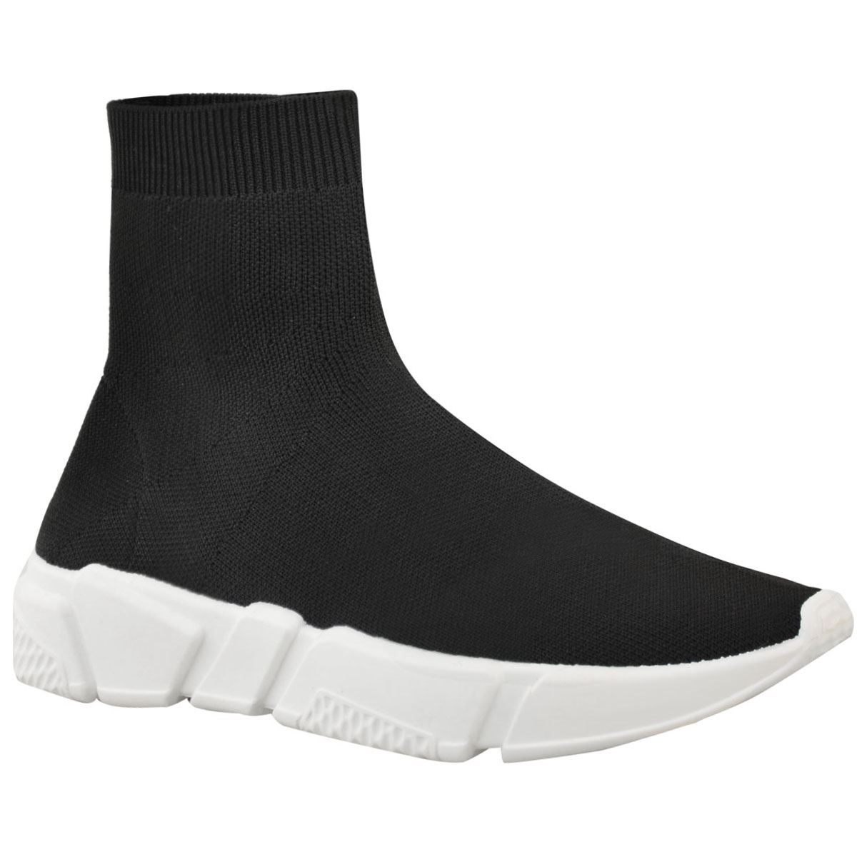 heel tab chunky sock trainer