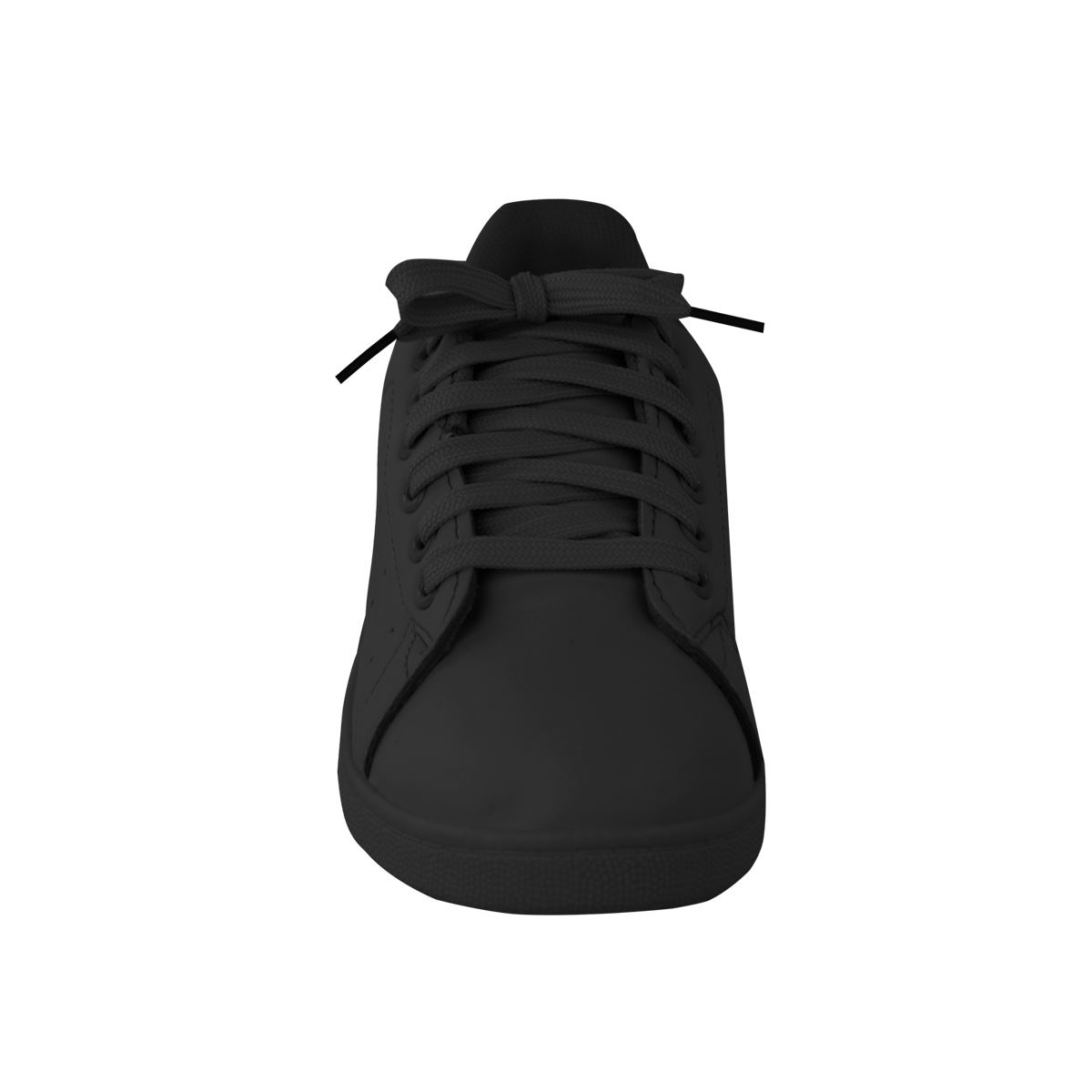 flat black trainers womens
