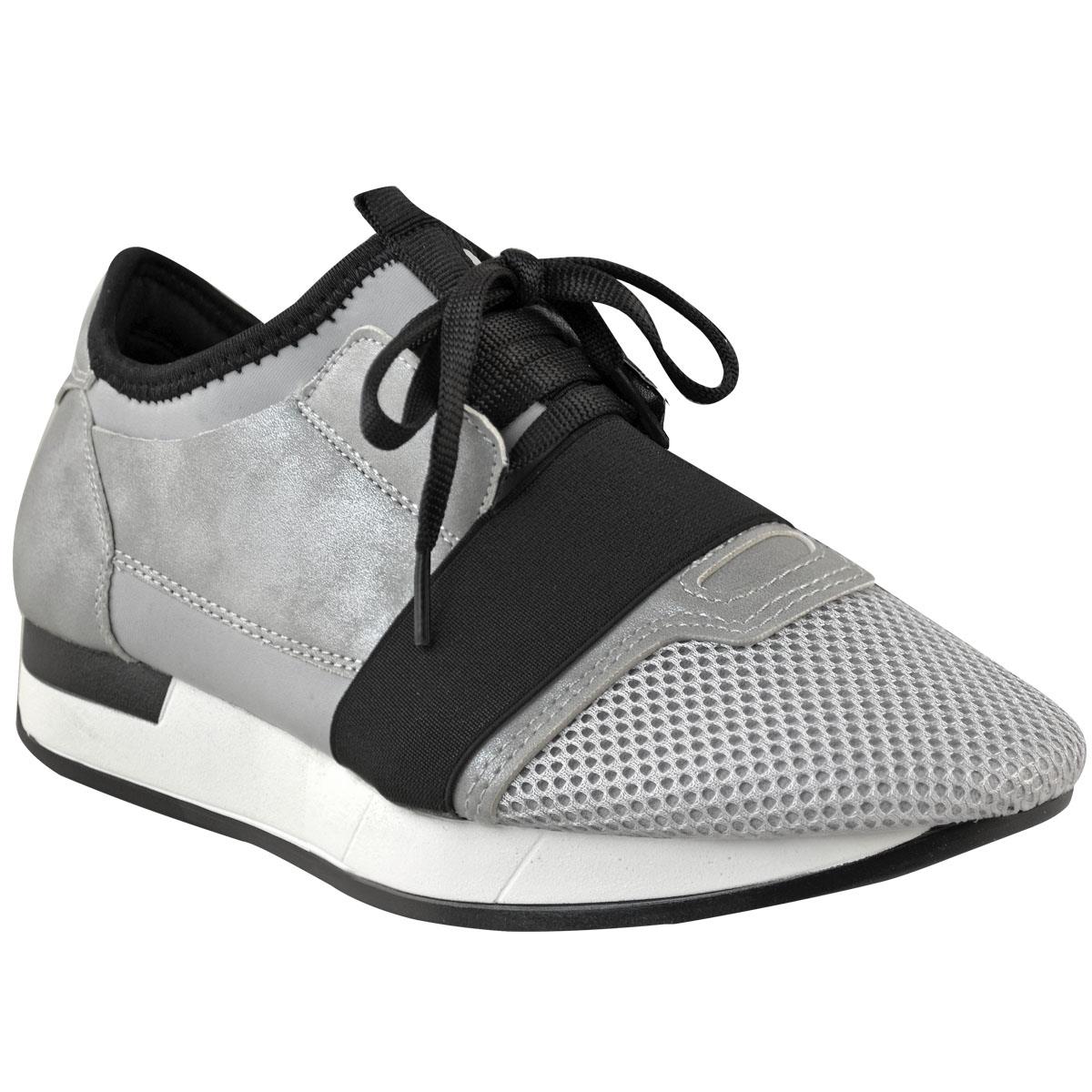 Ladies Running Trainers Womens Fitness Gym Light Sports Comfy Lace Up Shoes Size | eBay