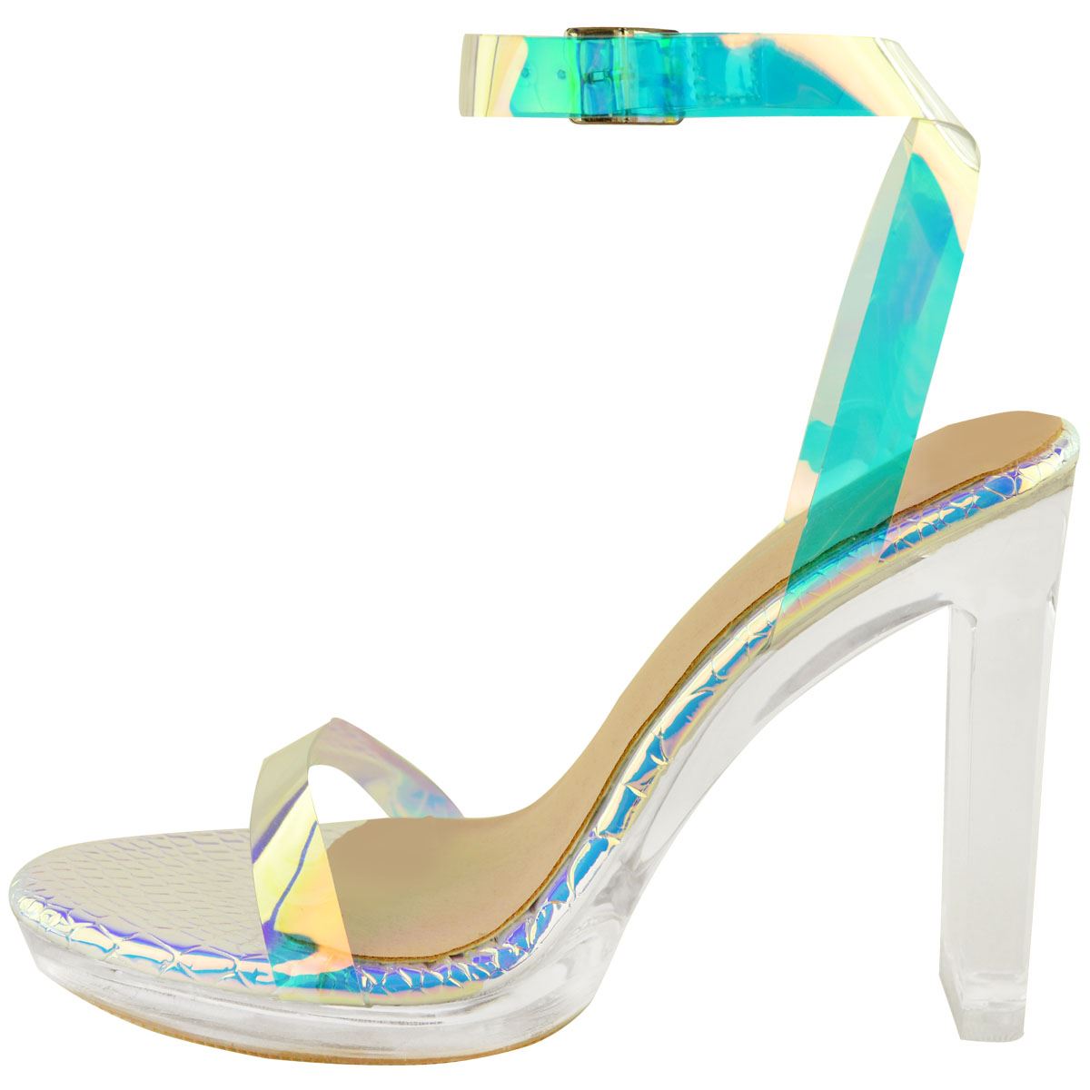 barely there clear sandals