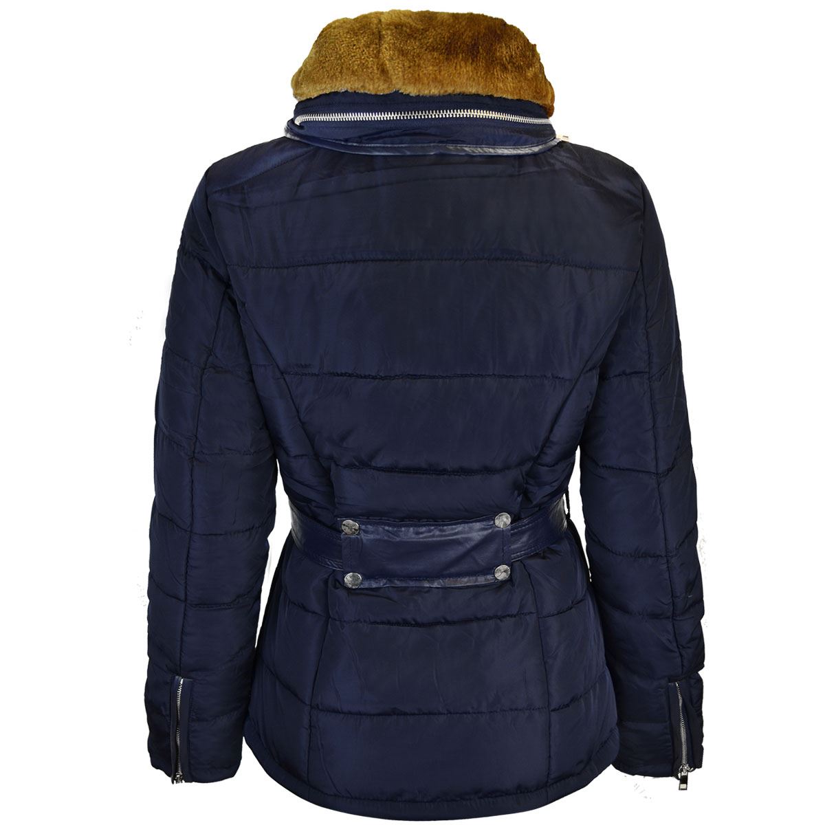 Narrow Choices Hooded Quilted Coat with High Collar and Faux Suede Trim Keeping this secret is one of the ways we keep bringing you top designers and brands at great prices. .