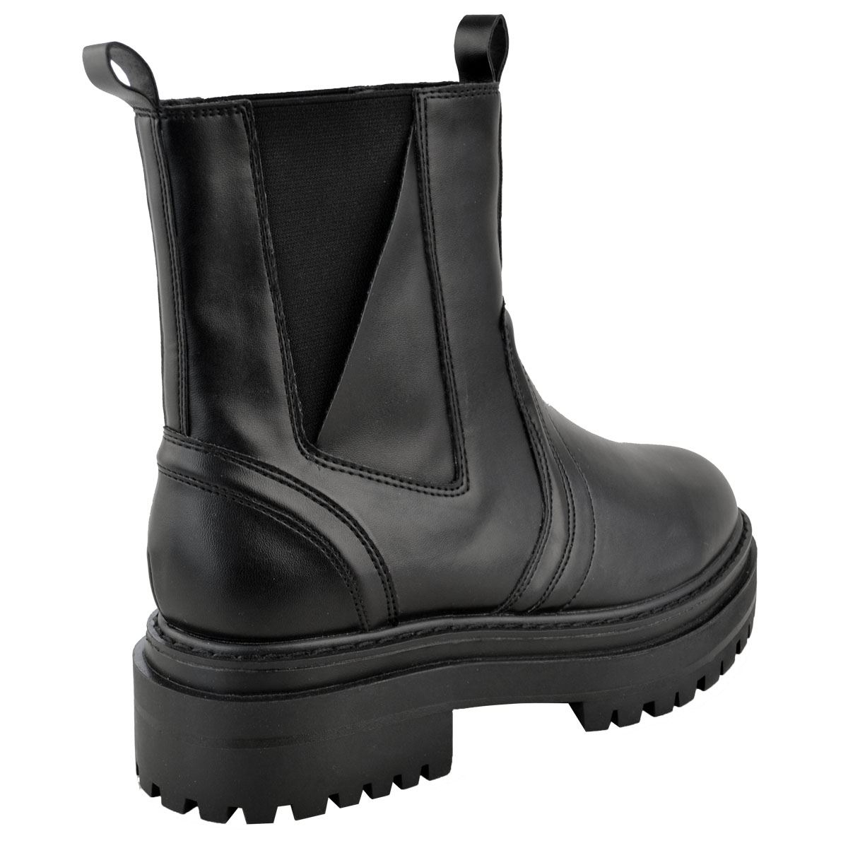 pull on chunky chelsea boots