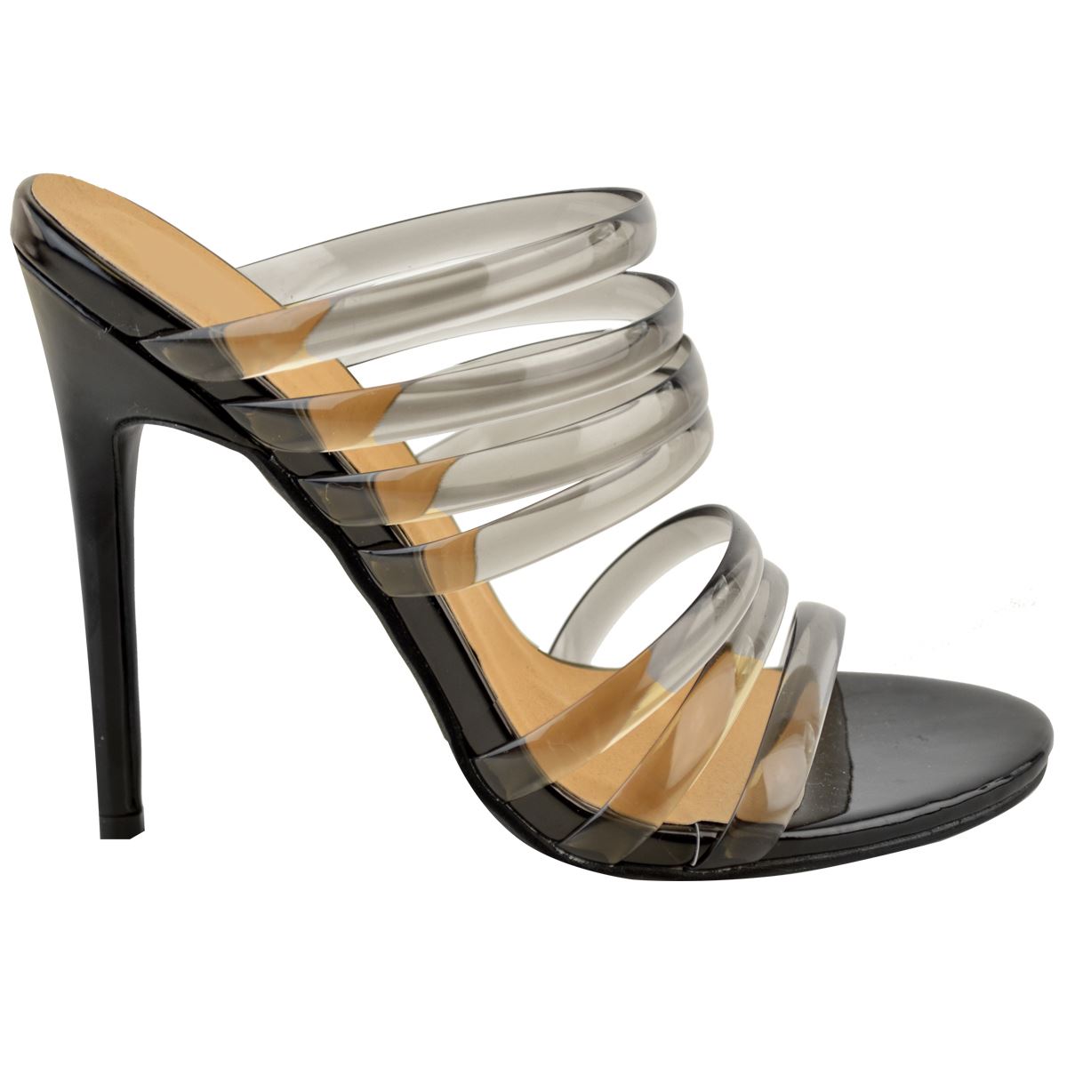 barely there clear sandals