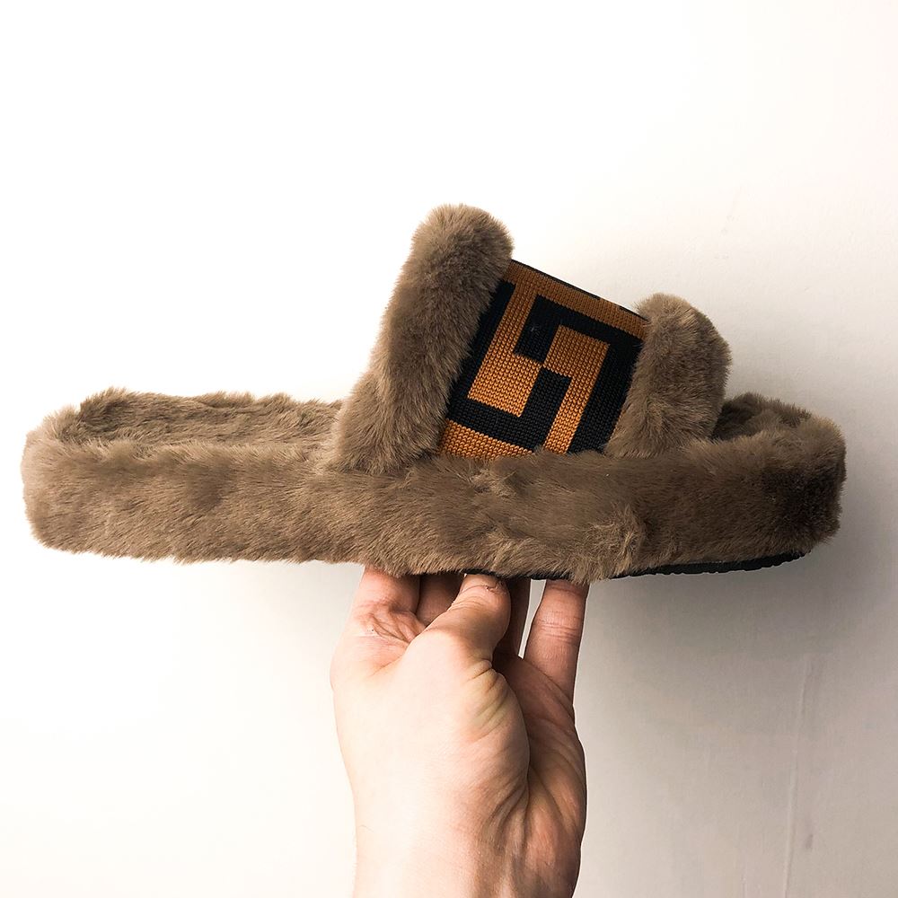 slippers with monogram