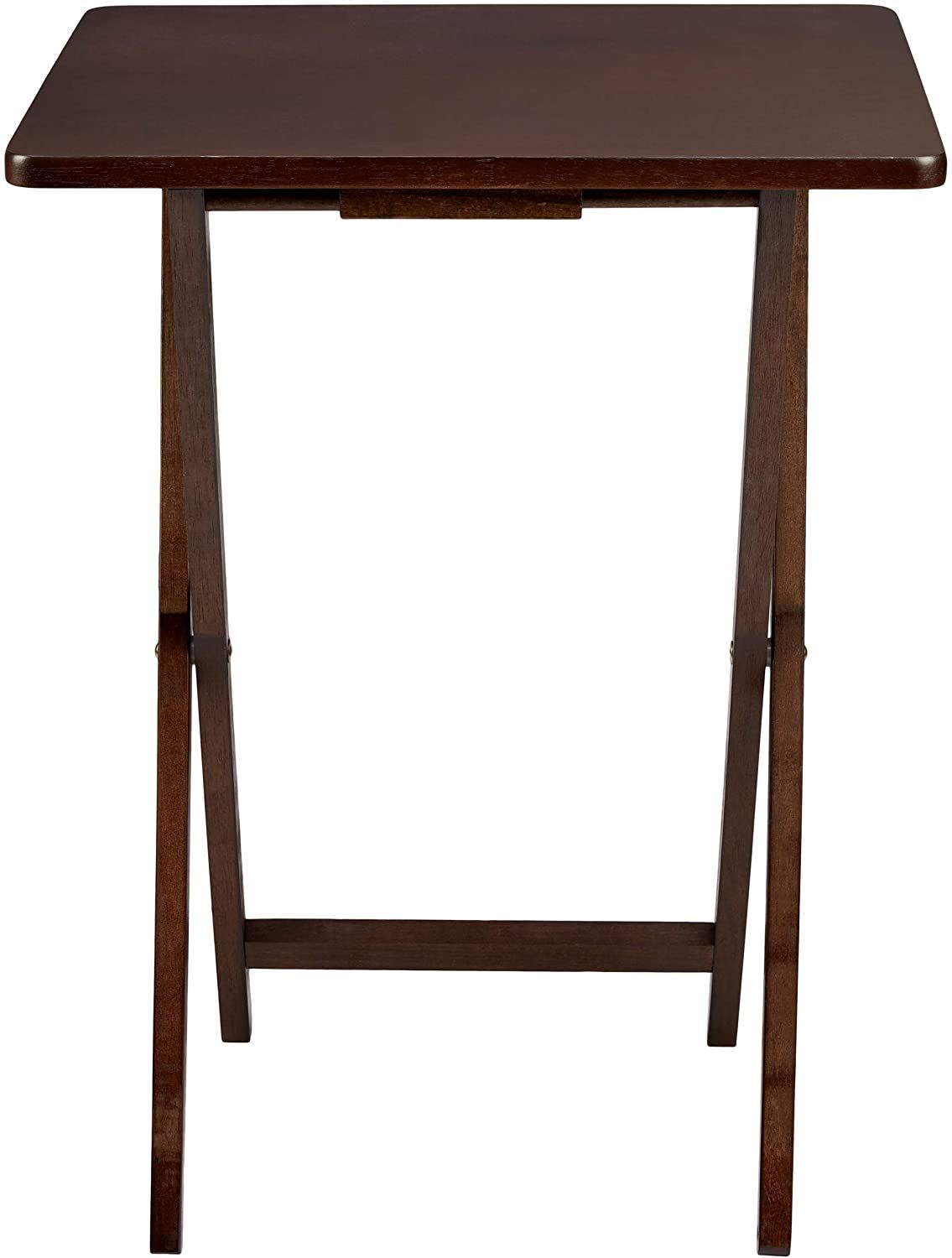 Folding Snack Table Wooden TV Side Laptop Coffee Tea Picnic New By Unibos - Picture 16 of 50