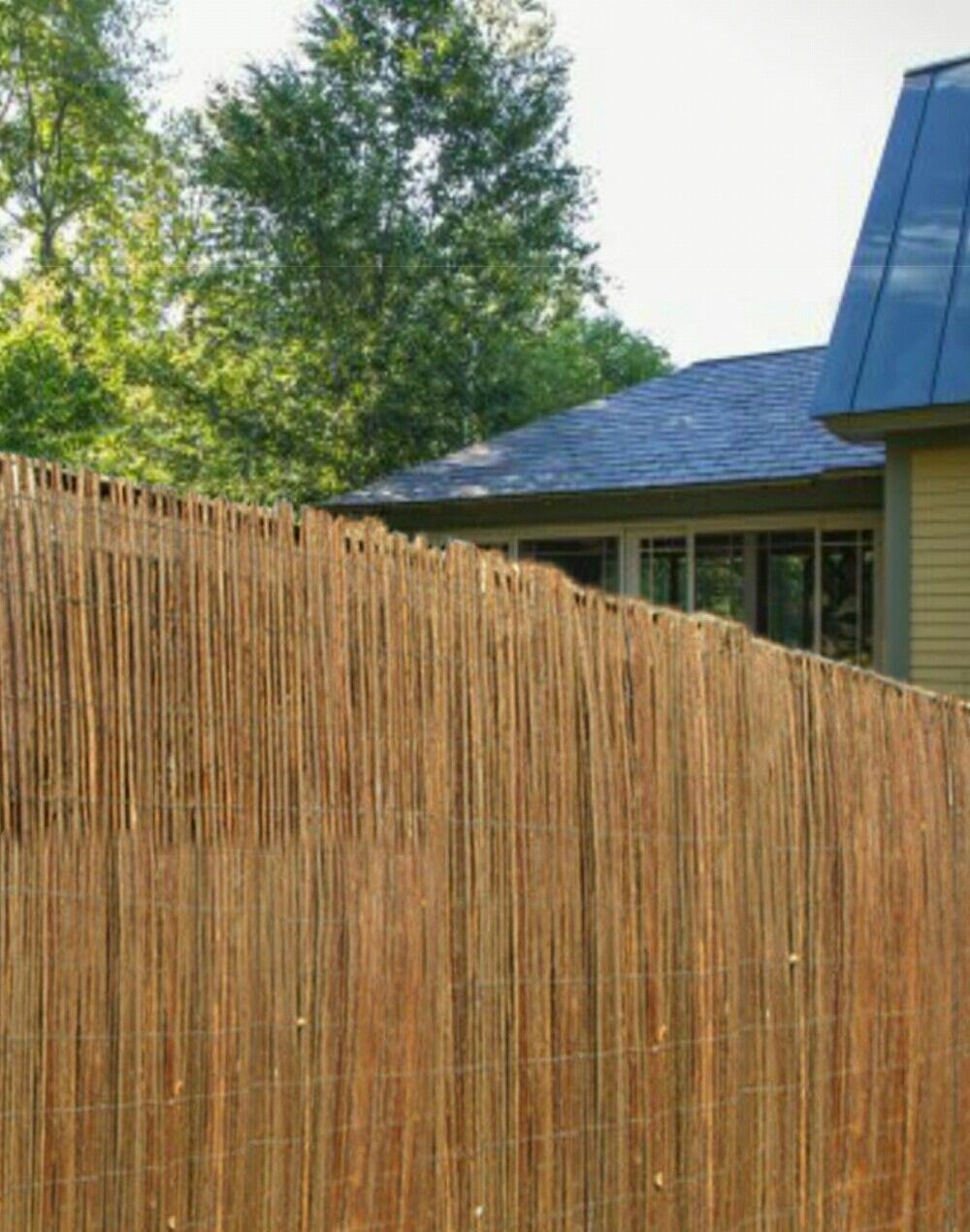 Natural Reed Screening Roll Fencing Panel Wooden Home Grarden Brand New